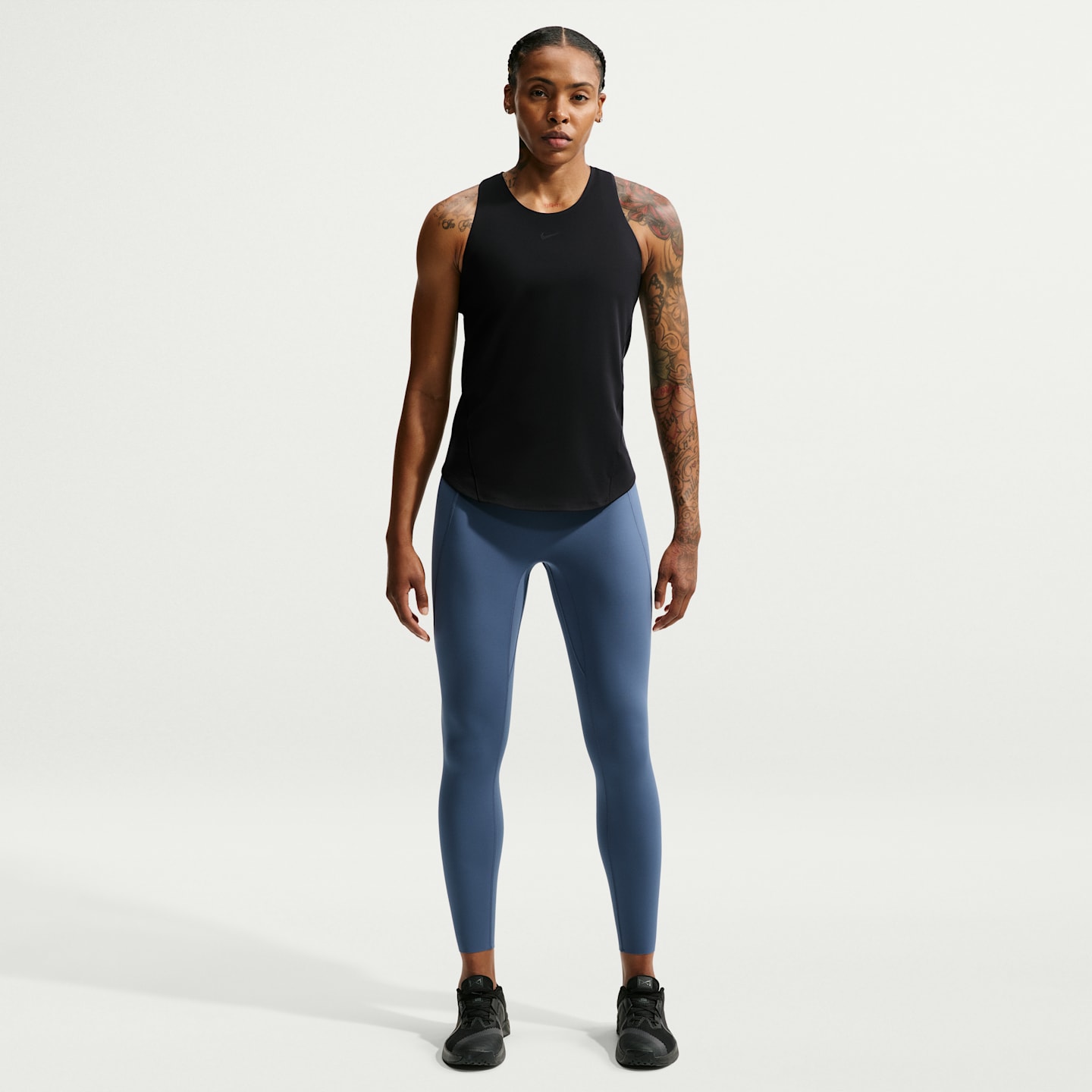 Женская майка Nike Universa, цвет: Чёрный / Серый — фото 4