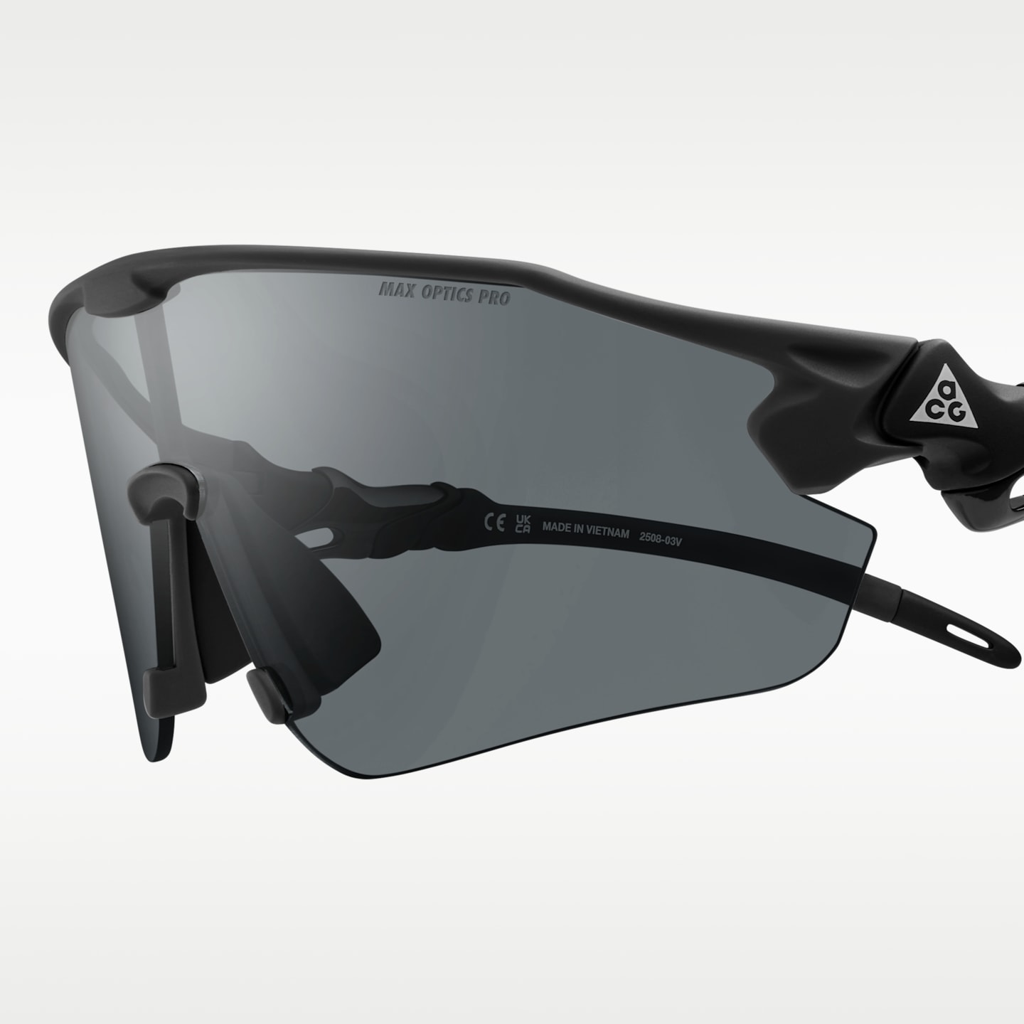 Солнцезащитные фотохромные очки Nike ACG Vista Peak, цвет: Антрацитовый / Прозрачный — фото 11