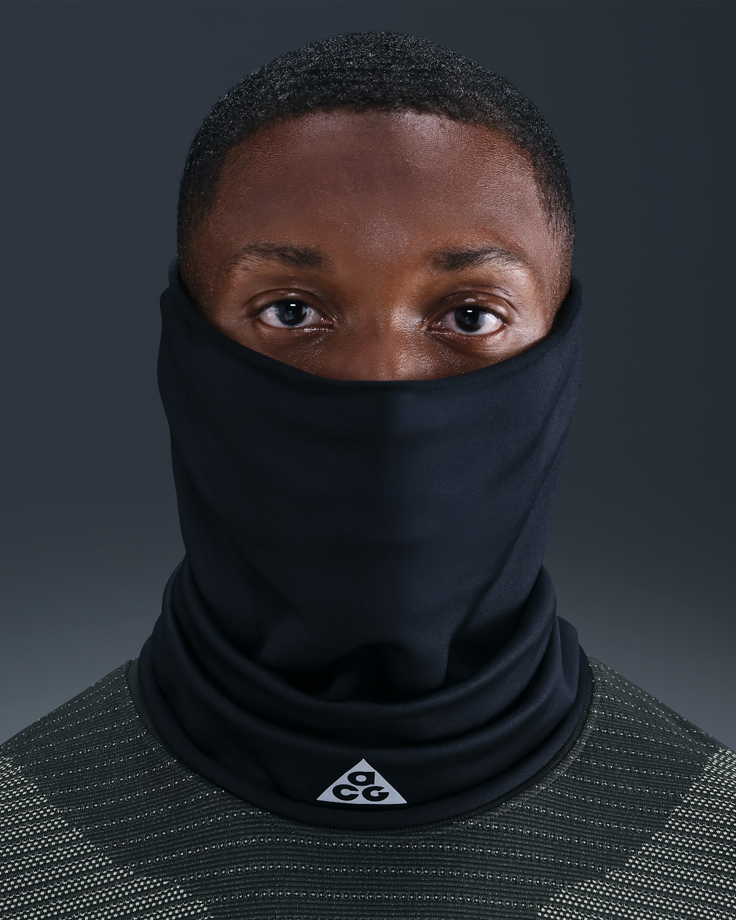 Двусторонний бафф для трейлраннинга с UV-защитой Nike ACG, цвет: Чёрный — фото 6