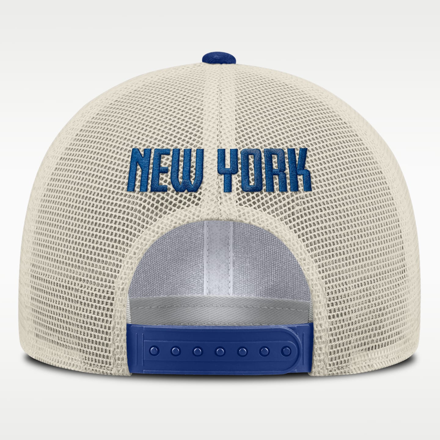 Мужская кепка Nike New York Mets Cooperstown Rise MLB Adjustable Trucker Hat, цвет: Хаки — фото 2