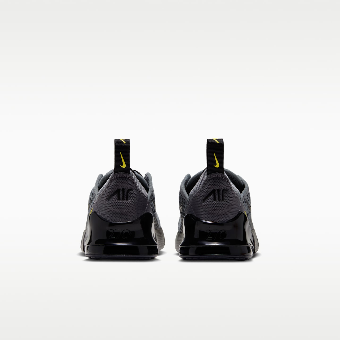 Детские кроссовки Nike Air Max 270 Baby/Toddler, цвет: Дымчатый серый / Жёлтый — фото 6