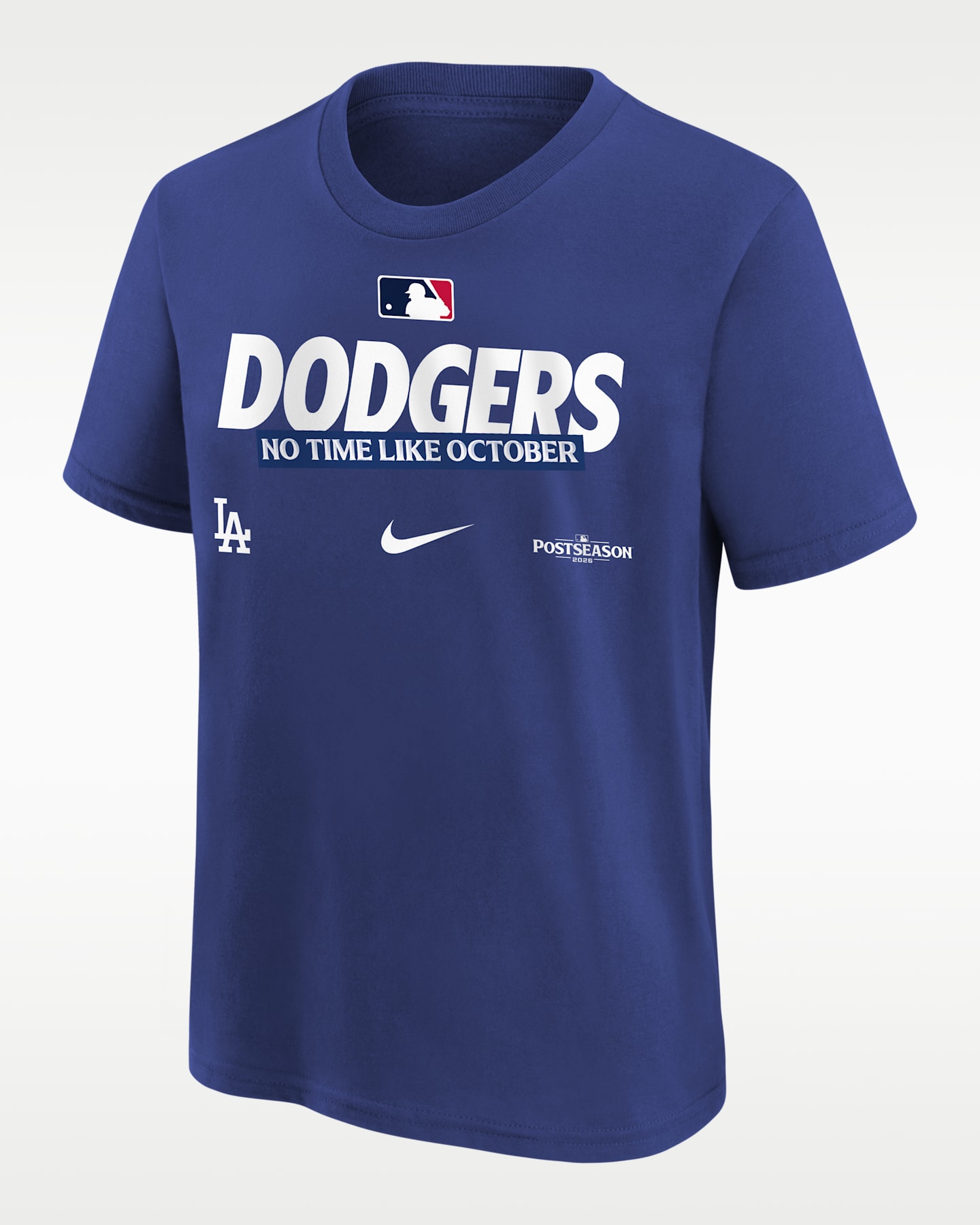 Детская футболка Nike MLB Los Angeles Dodgers 2026 Postseason Authentic Collection, цвет: Синий — фото 3