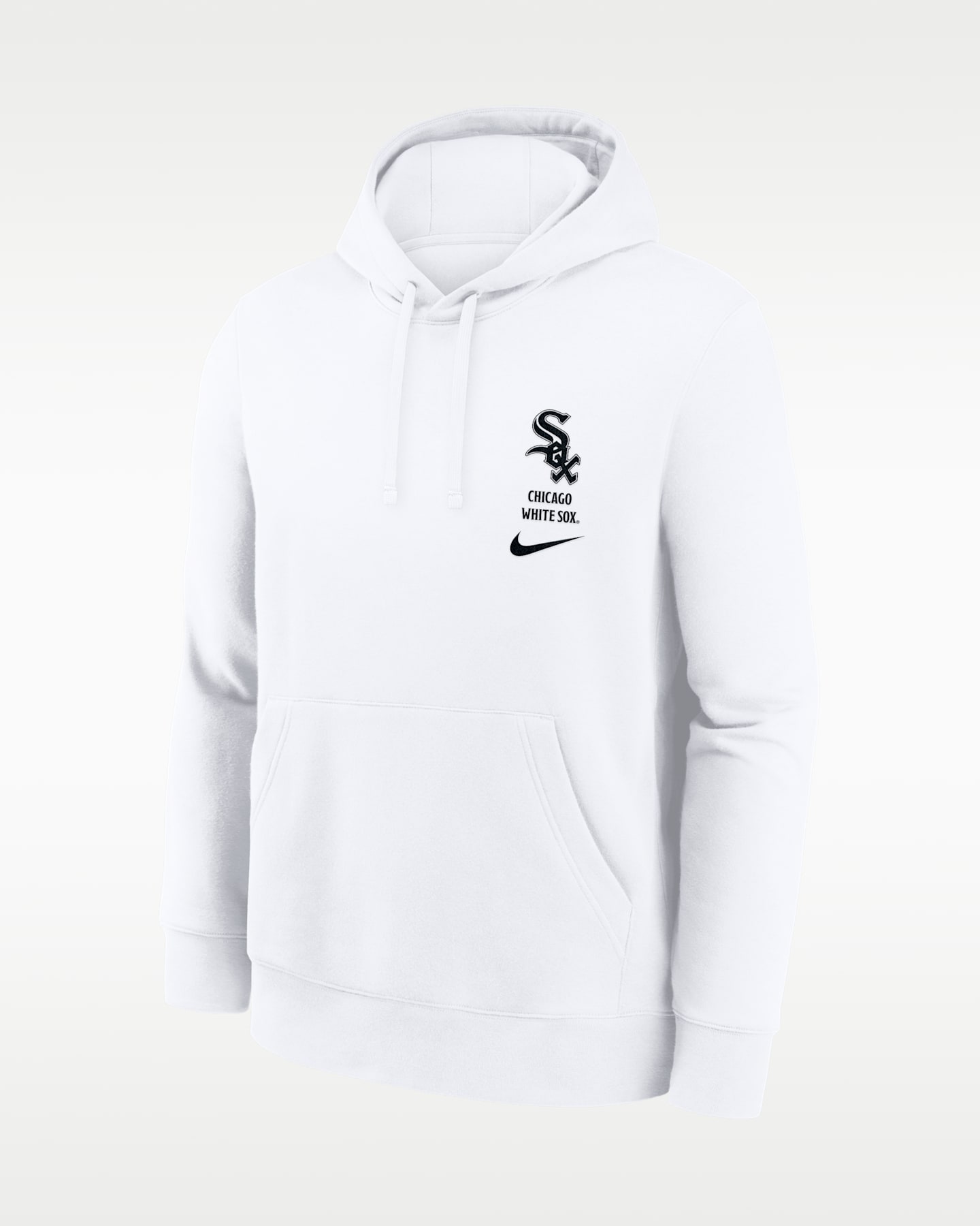 Мужское худи Nike Chicago White Sox Minimal Club MLB, цвет: Белый — фото 3