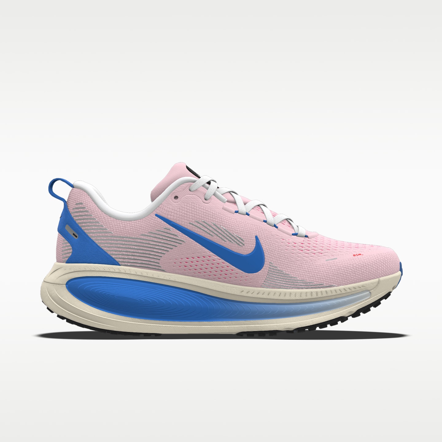 Женские кроссовки Nike Vomero 18 By Karen Robles Custom Road Running, цвет: Разноцветный — фото 3