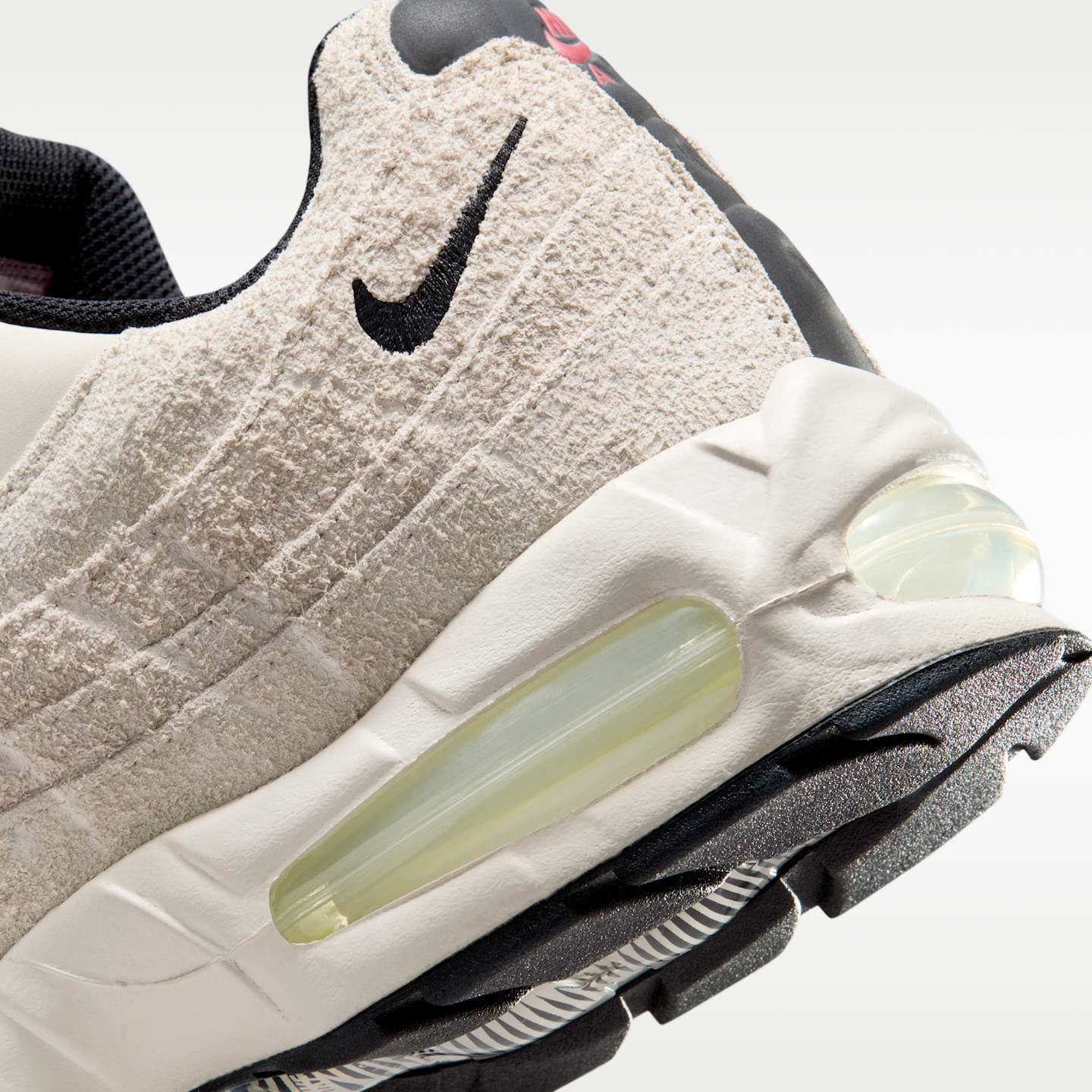 Мужские кроссовки Nike Air Max 95 Big Bubble, цвет: Малиновый / Серый — фото 8