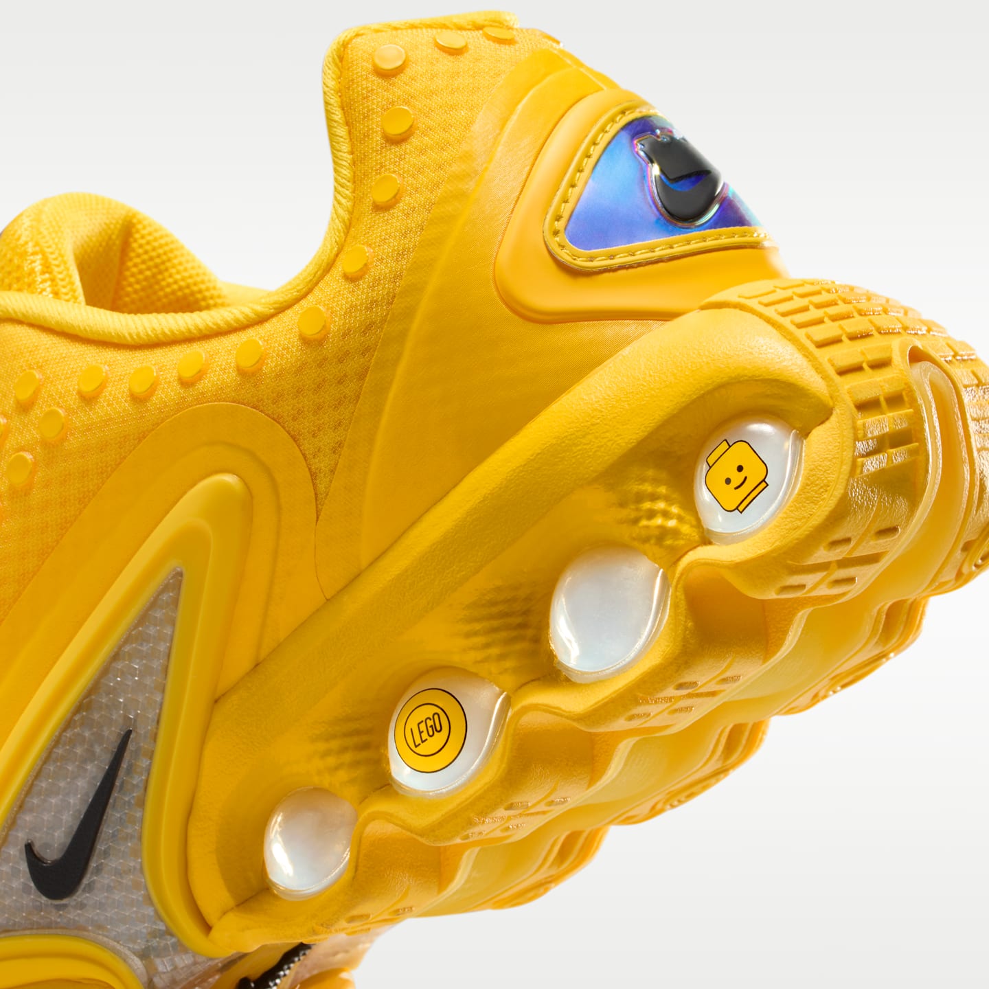 Детские кроссовки Nike Air Max Dn x LEGO® Collection, цвет: Жёлтый / Кислотно-жёлтый — фото 8