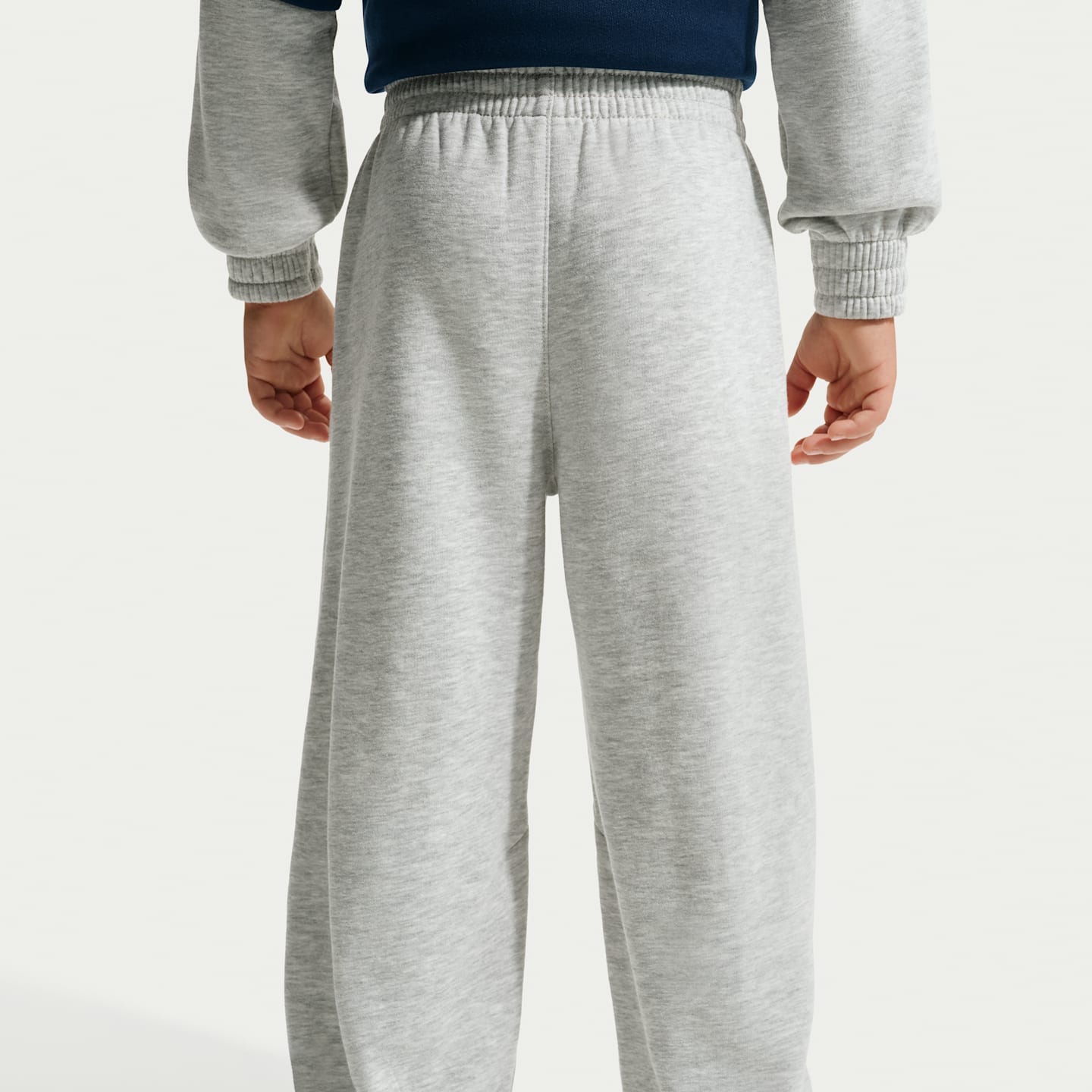 Детские комплекты Nike Sportswear Snow Motion Twofer Fleece 2-Piece Set, цвет: Серый меланжевый — фото 5