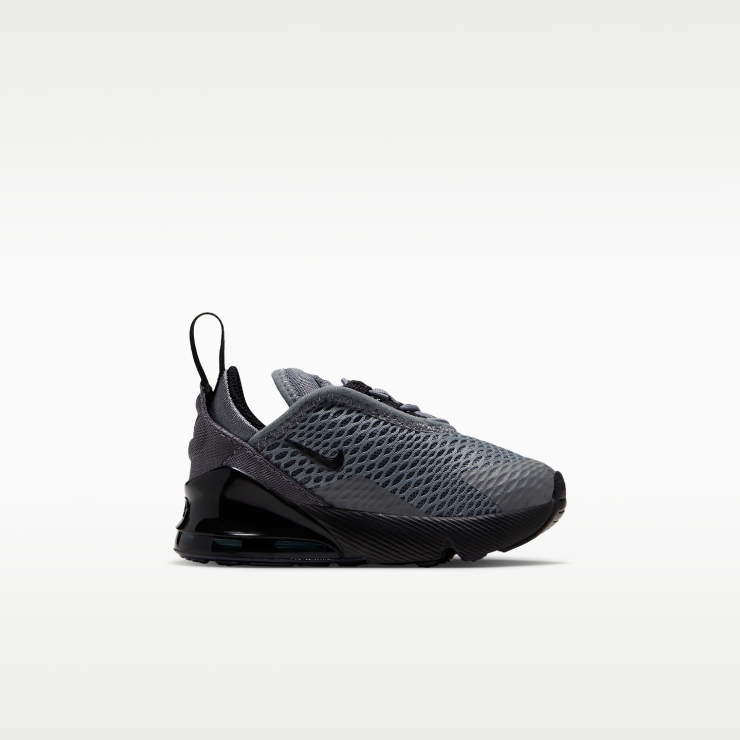 Детские кроссовки Nike Air Max 270 Baby/Toddler, цвет: Дымчатый серый / Жёлтый — фото 3