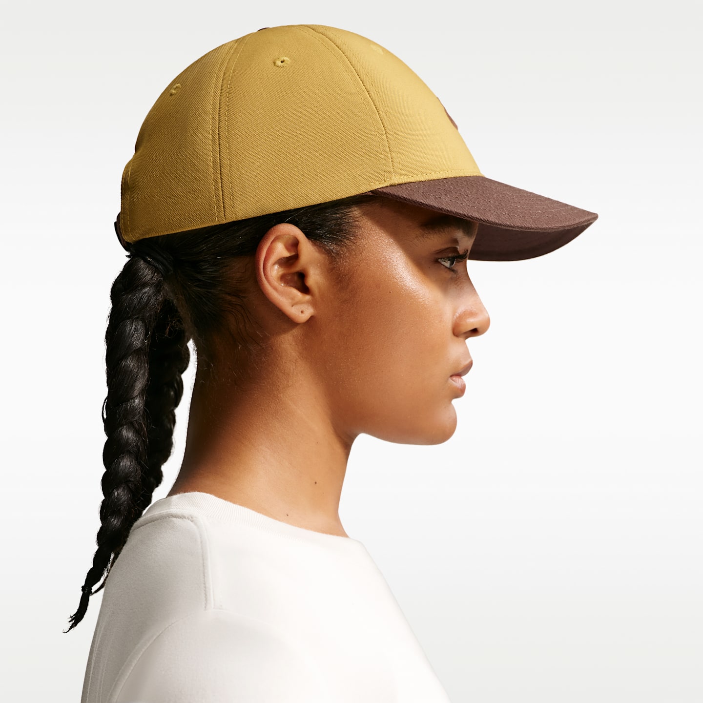 Мужская кепка Nike SB Club Unstructured Skate, цвет: Мох / Светлый шоколадный — фото 2