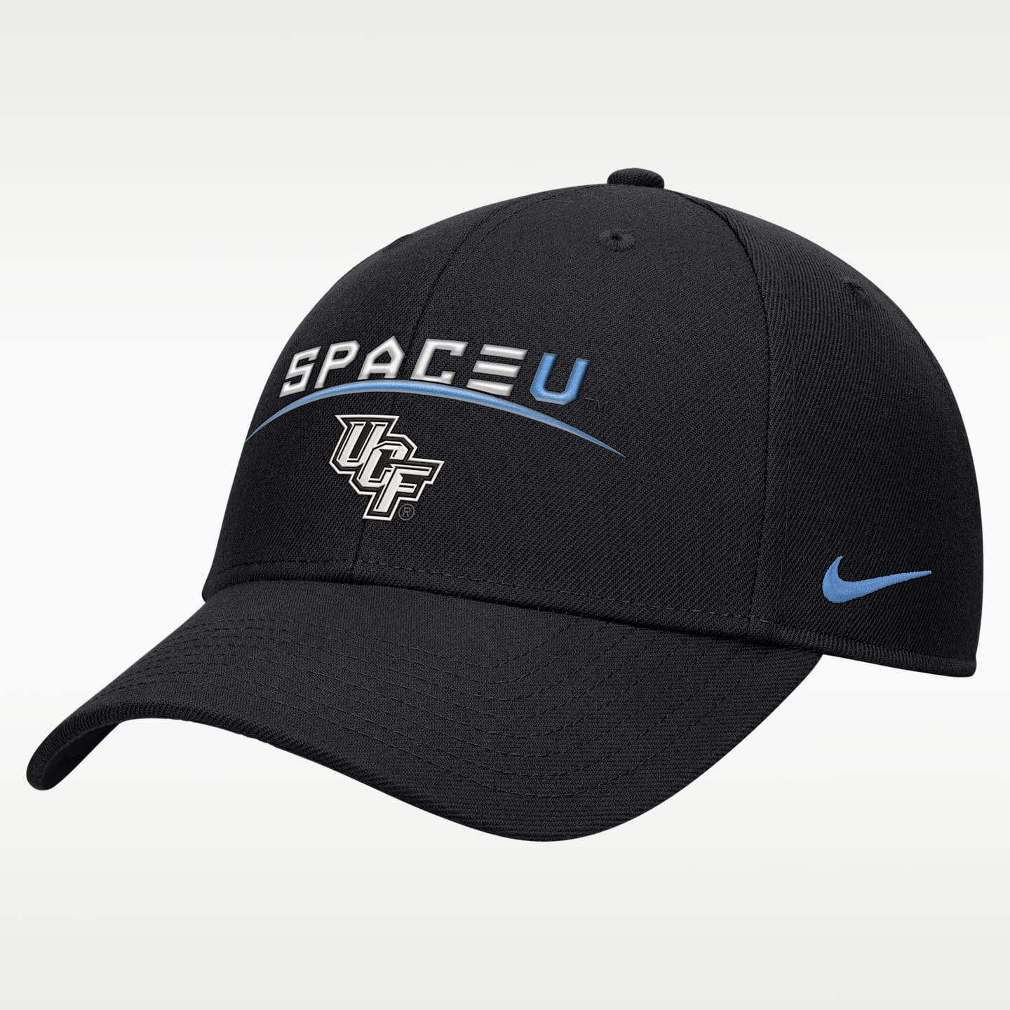Мужская регулируемая кепка Nike UCF Space Game Dri-FIT, цвет: Чёрный — фото 1