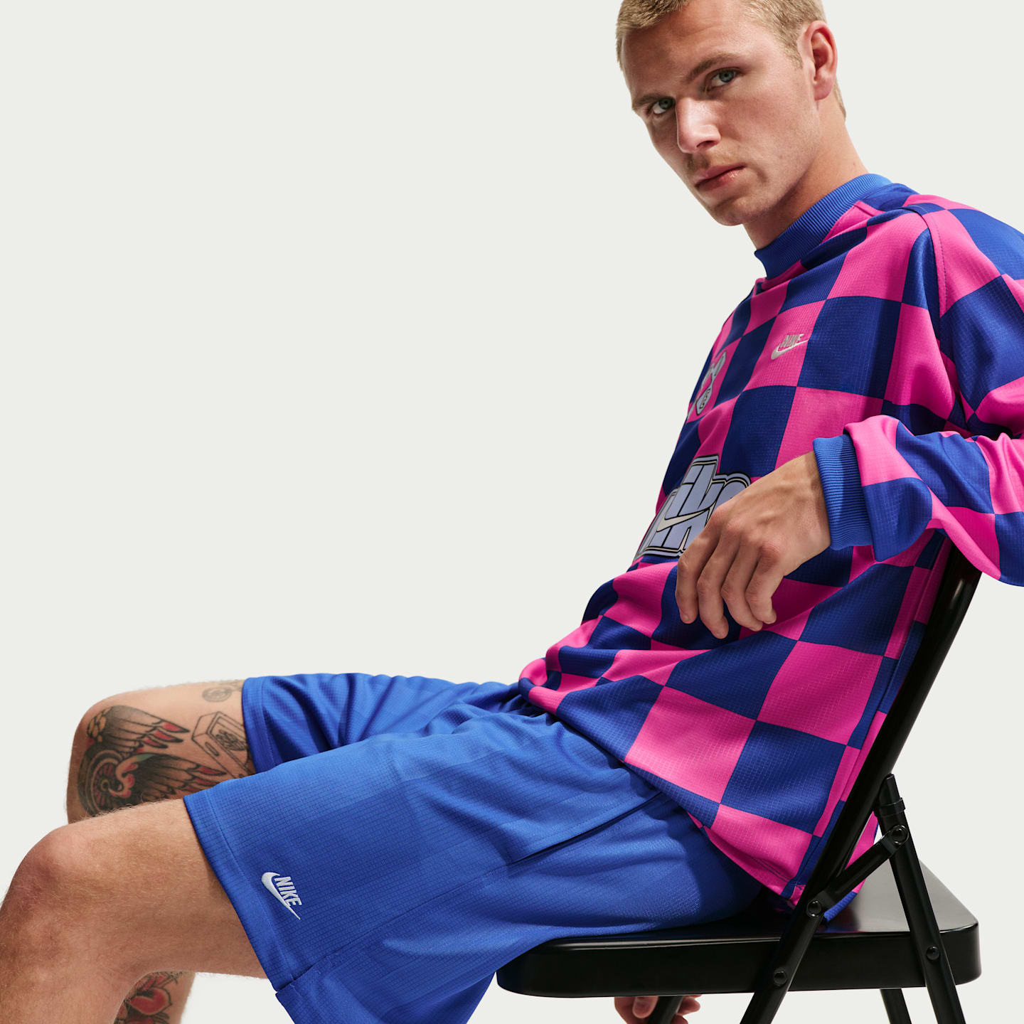 Мужские шорты Nike Sportswear Club Flow, цвет: Королевский синий / Синий — фото 4