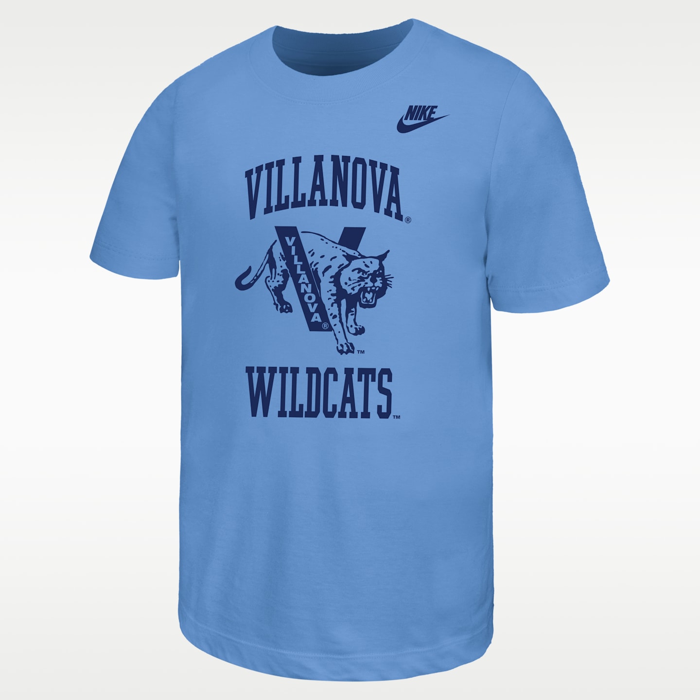 Детская футболка Nike Villanova Wildcats Football, цвет: Синий — фото 1