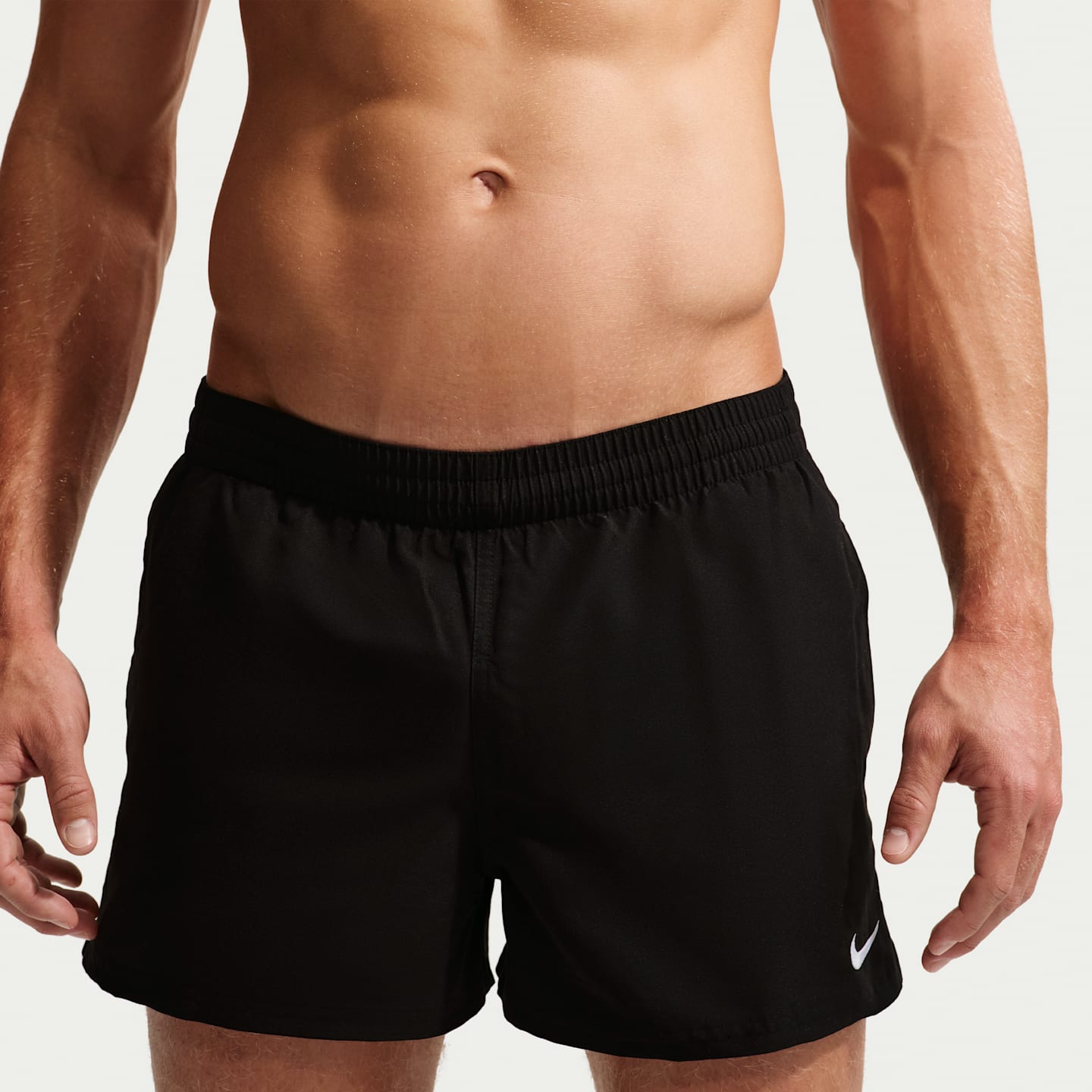 Мужские плавательные шорты Nike Swim Breaker Essential, 3", со вшитыми трусами, цвет: Чёрный — фото 2