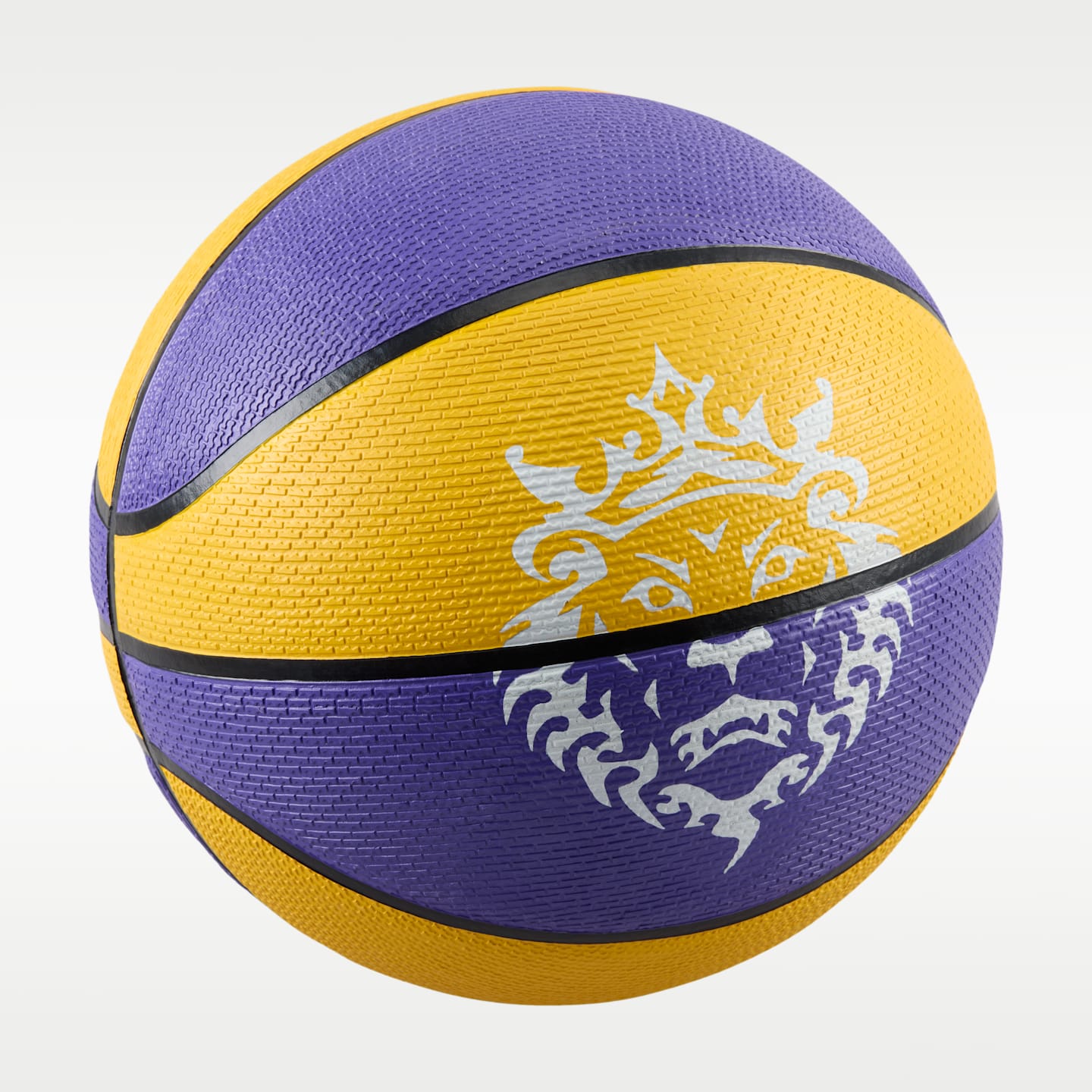Мяч Nike LeBron Playground 8P Basketball, цвет: Фиолетовый / Чёрный — фото 2