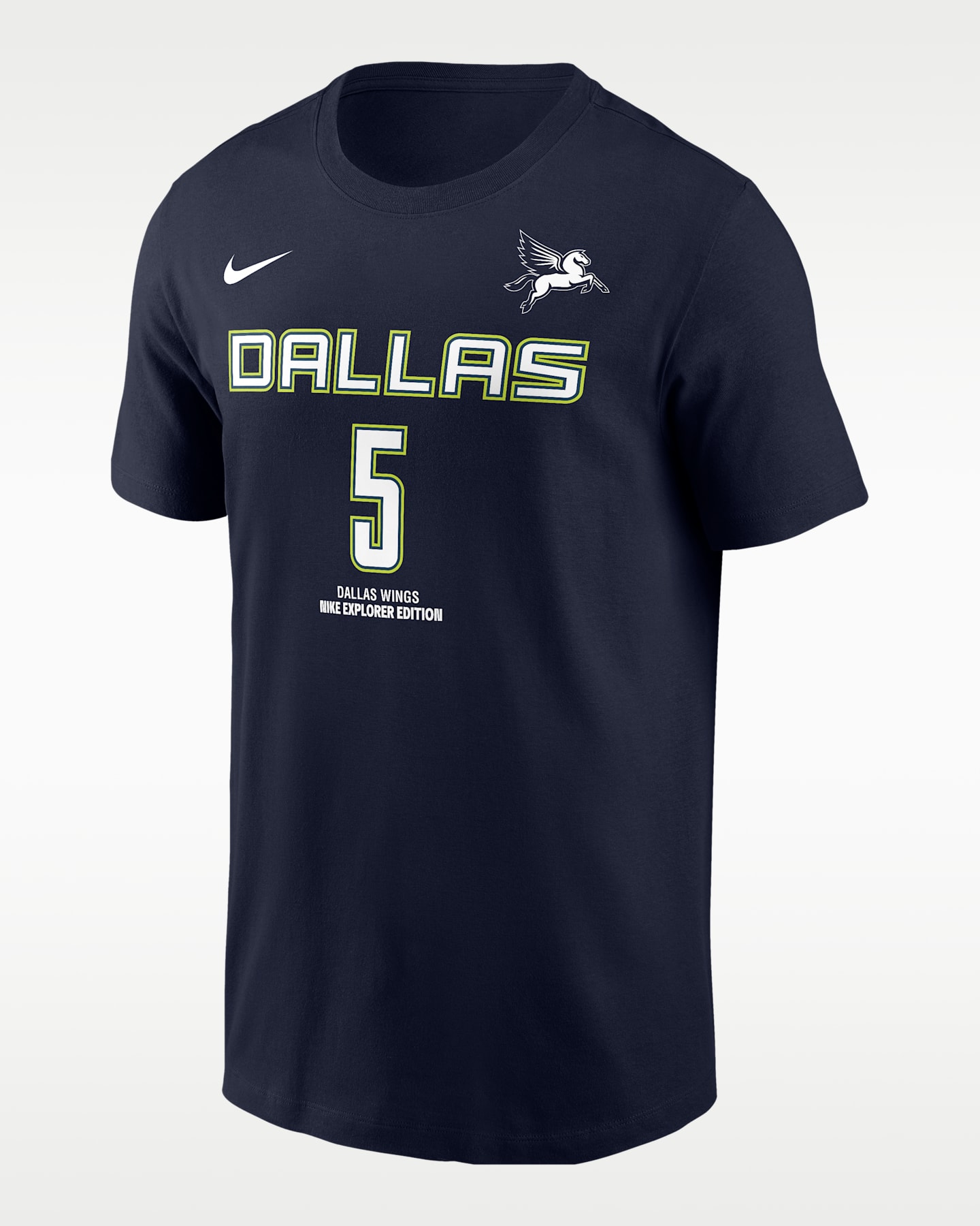 Футболка Nike Paige Bueckers Dallas Wings Explorer Edition WNBA, цвет: Тёмно-синий — фото 3