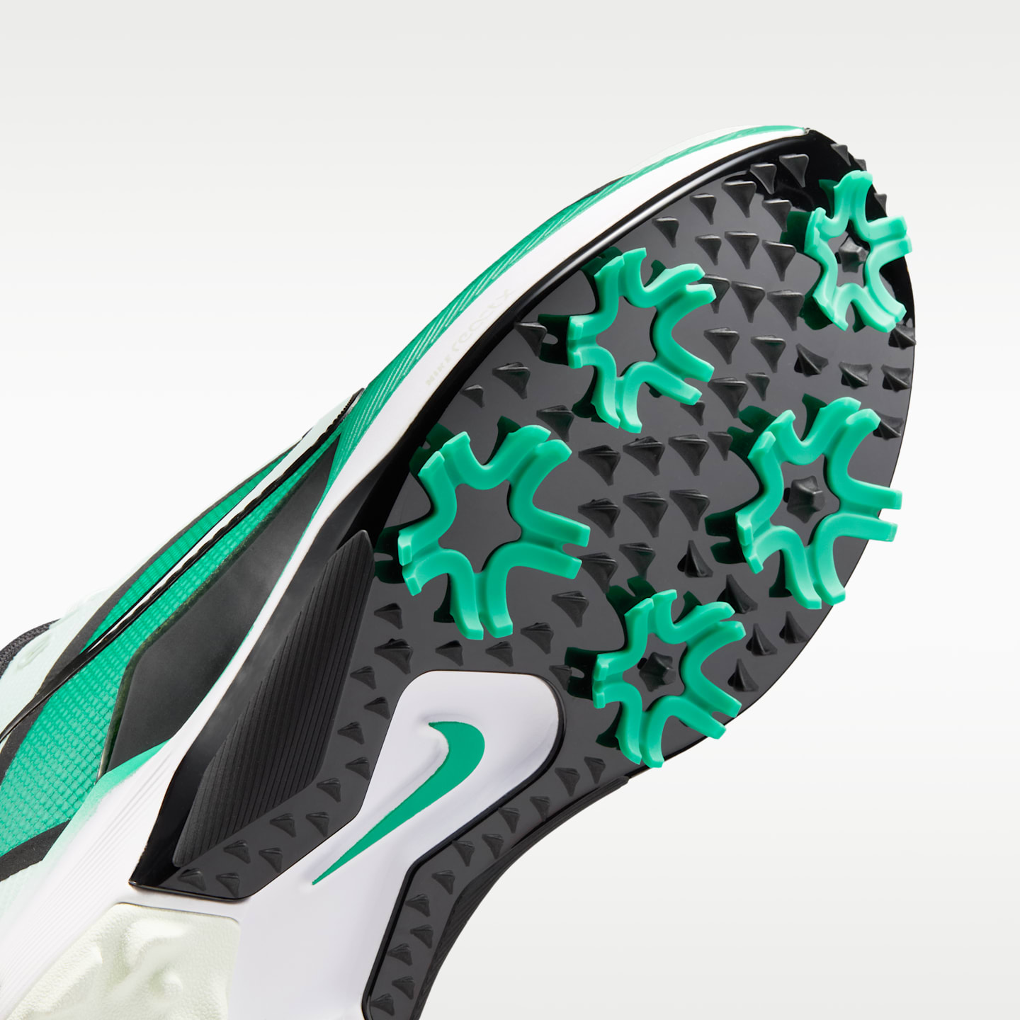 Кроссовки для гольфа Nike Pegasus 1 G, цвет: Зелёный / Белый — фото 7