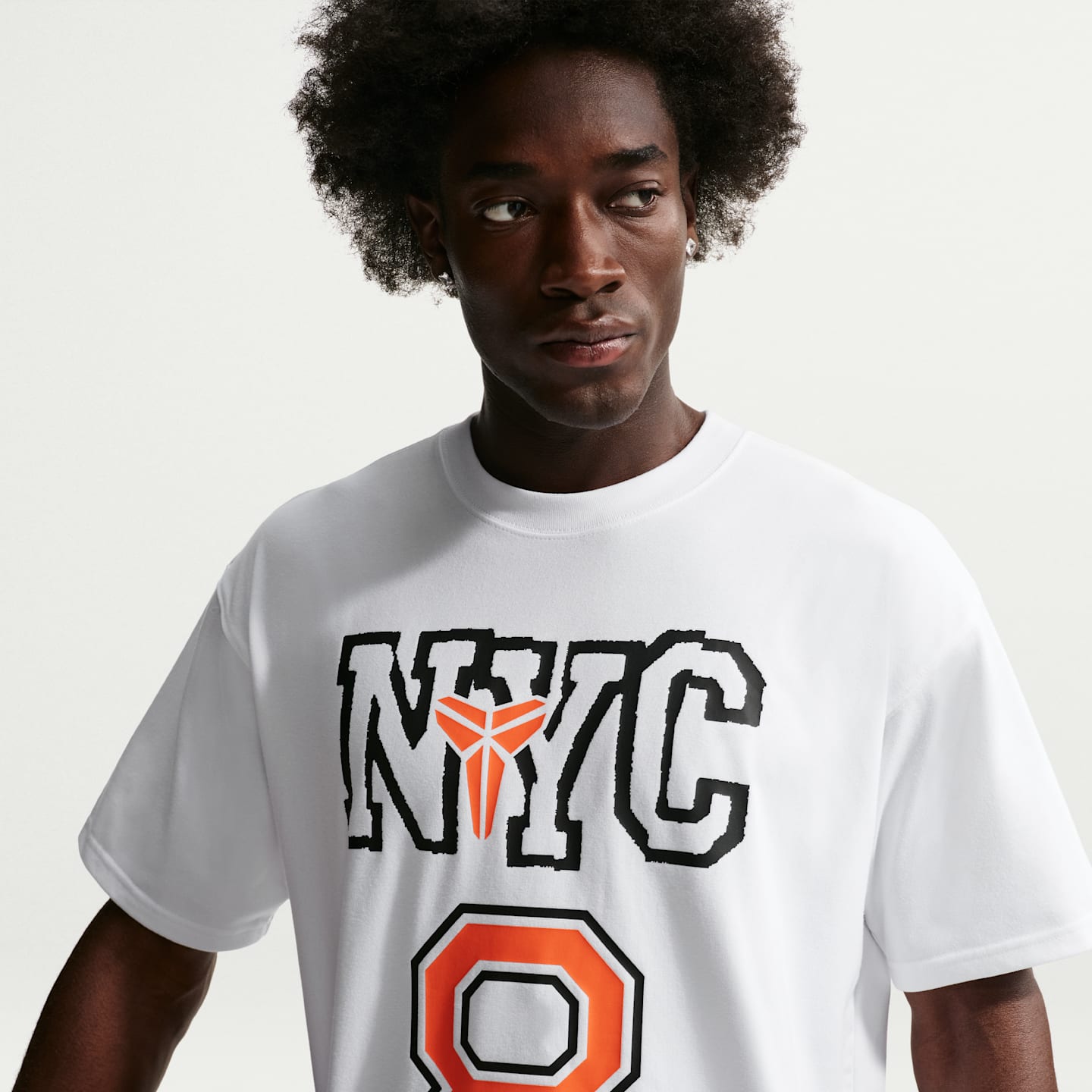 Мужская баскетбольная футболка Nike Kobe Dri-FIT, цвет: Белый — фото 3