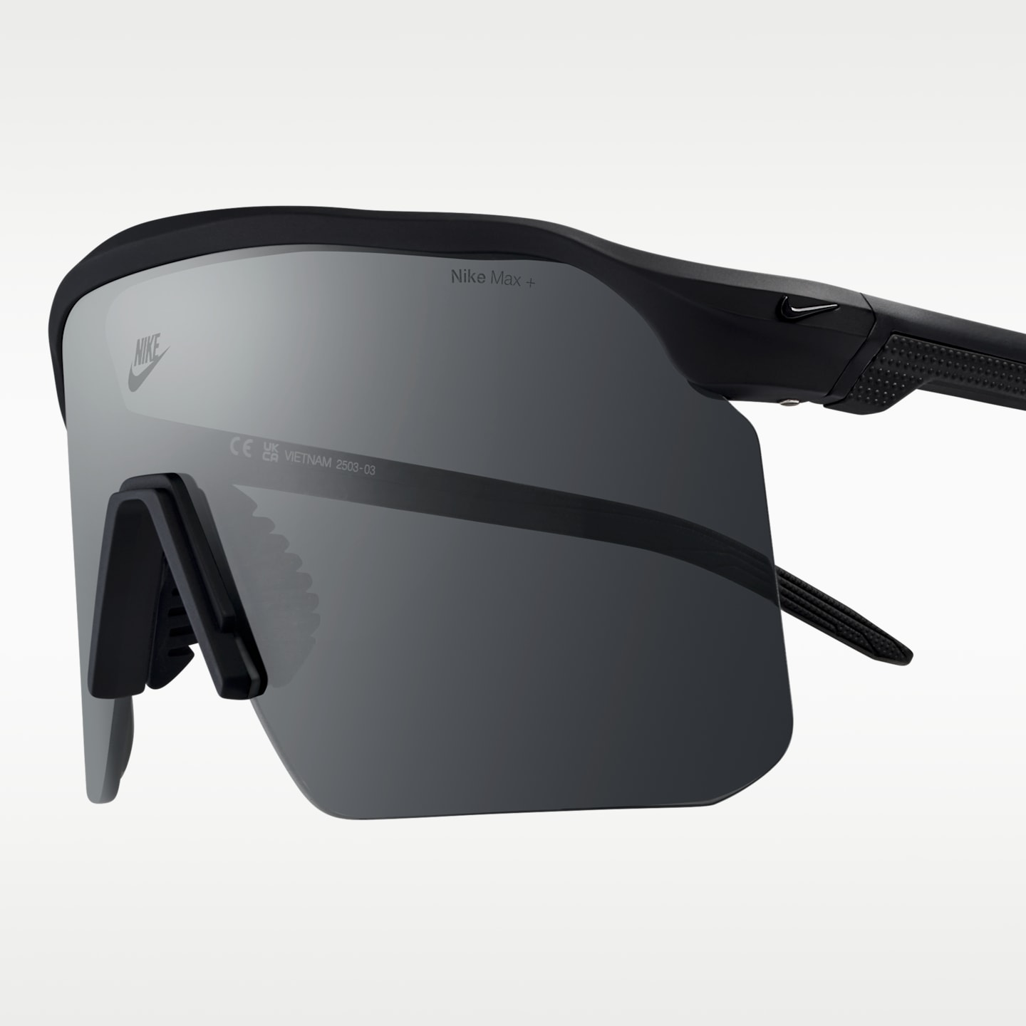 Поляризационные солнцезащитные очки Nike Expedition Shield, цвет: Чёрный / Серый — фото 4