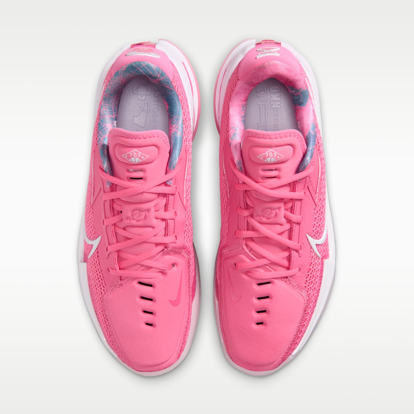 Мужские кроссовки Nike G.T. Cut Basketball, цвет: Розовый / Белый — фото 4