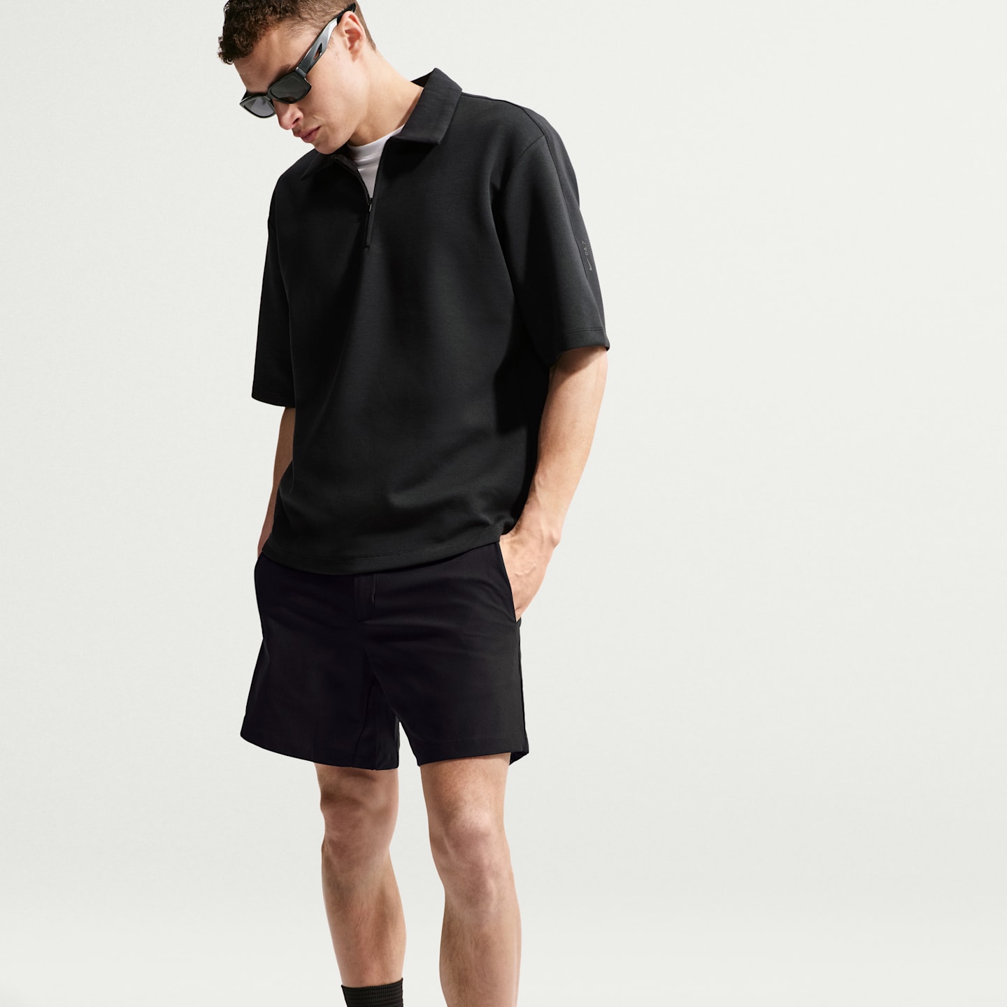 Мужские шорты 6" Nike 24.7 PerfectStretch Dri-FIT, цвет: Чёрный / Серый — фото 4