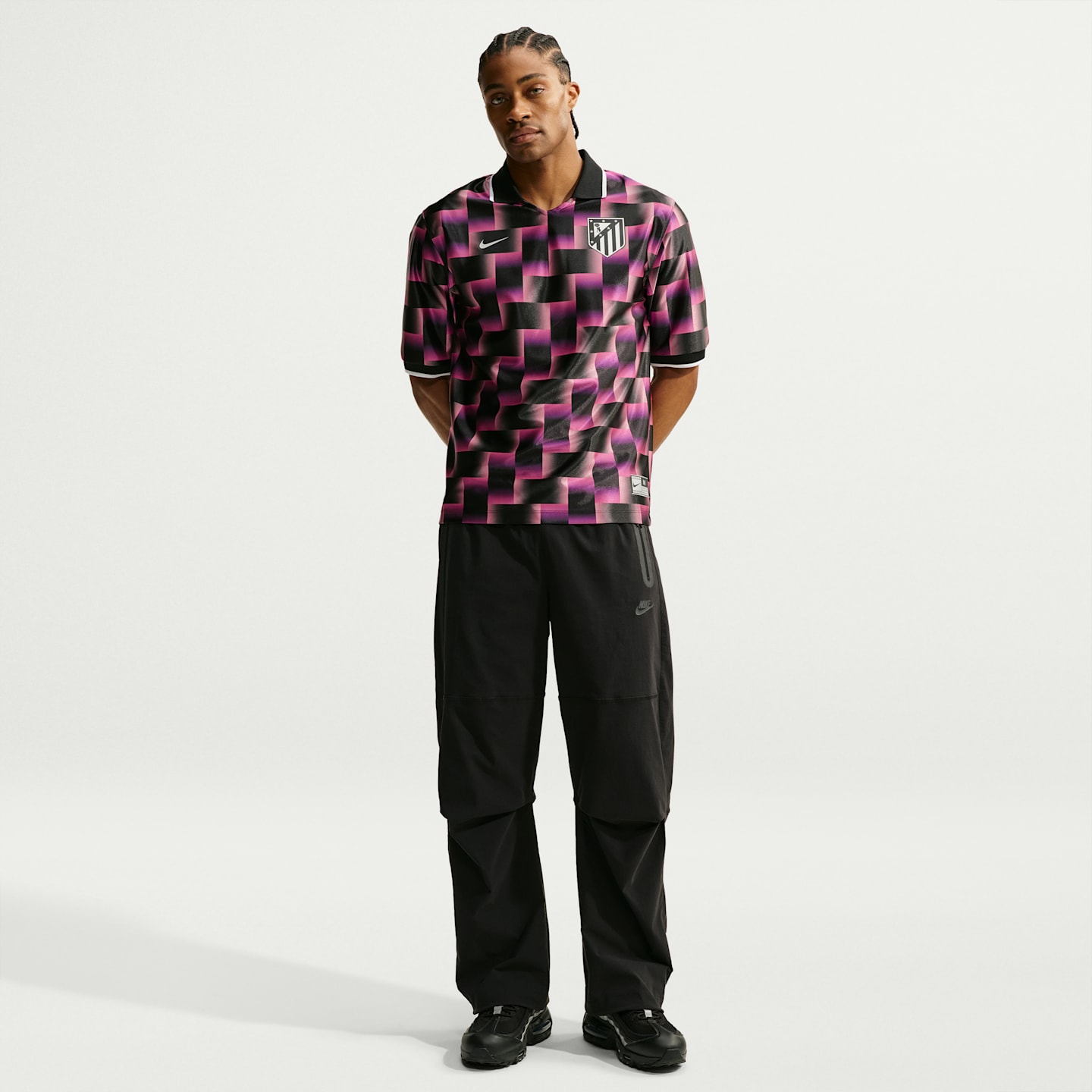Мужское футбольное джерси Nike Atlético Madrid Energy Dri-FIT, цвет: Чёрный / Белый — фото 4