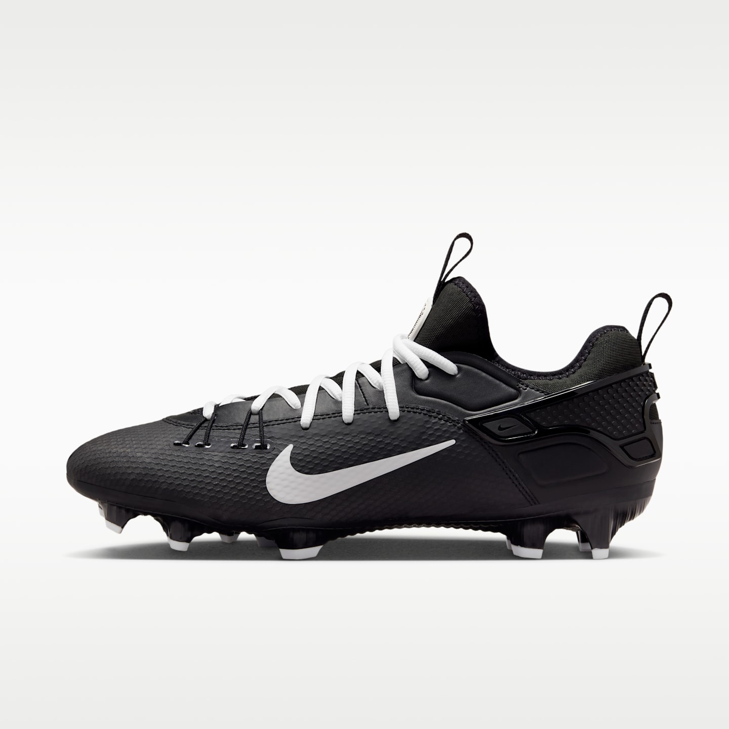 Женские бутсы Nike Huarache 9 Elite Low LAX Lacrosse, цвет: Чёрный / Белый