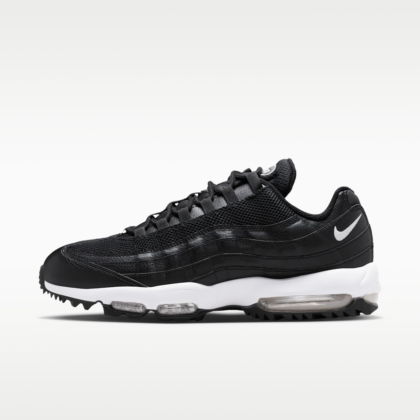 Женские кроссовки Nike Air Max '95 G Golf Shoes, цвет: Чёрный / Антрацитовый — фото 1
