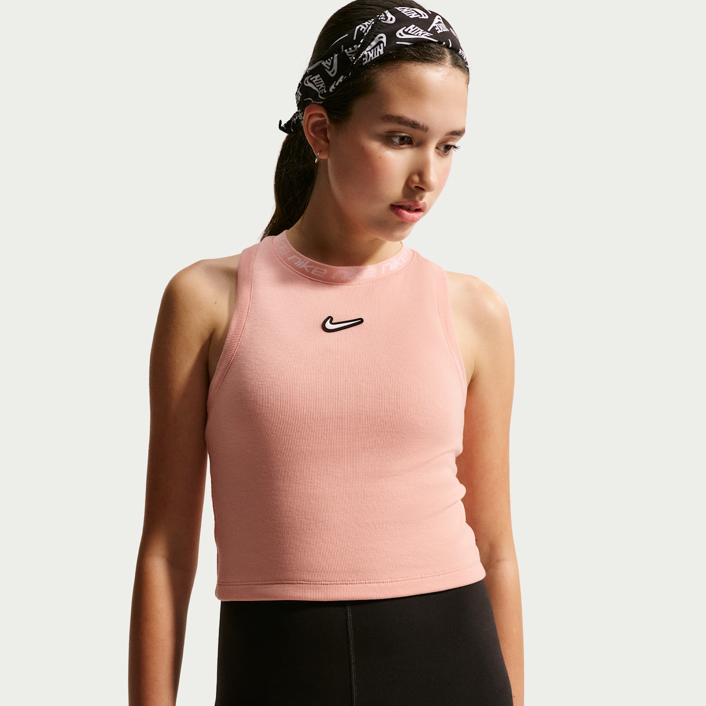 Детская майка для девочек Nike Sportswear Dri-FIT, цвет: Оранжевый