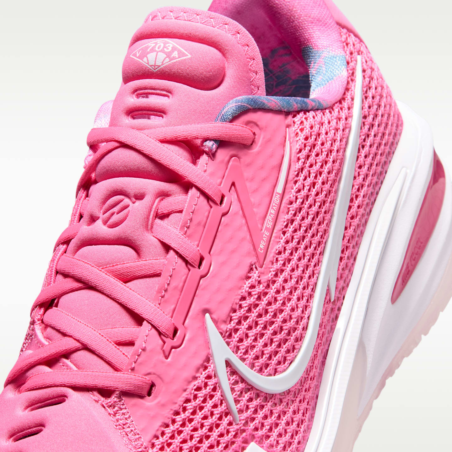 Мужские кроссовки Nike G.T. Cut Basketball, цвет: Розовый / Белый — фото 7