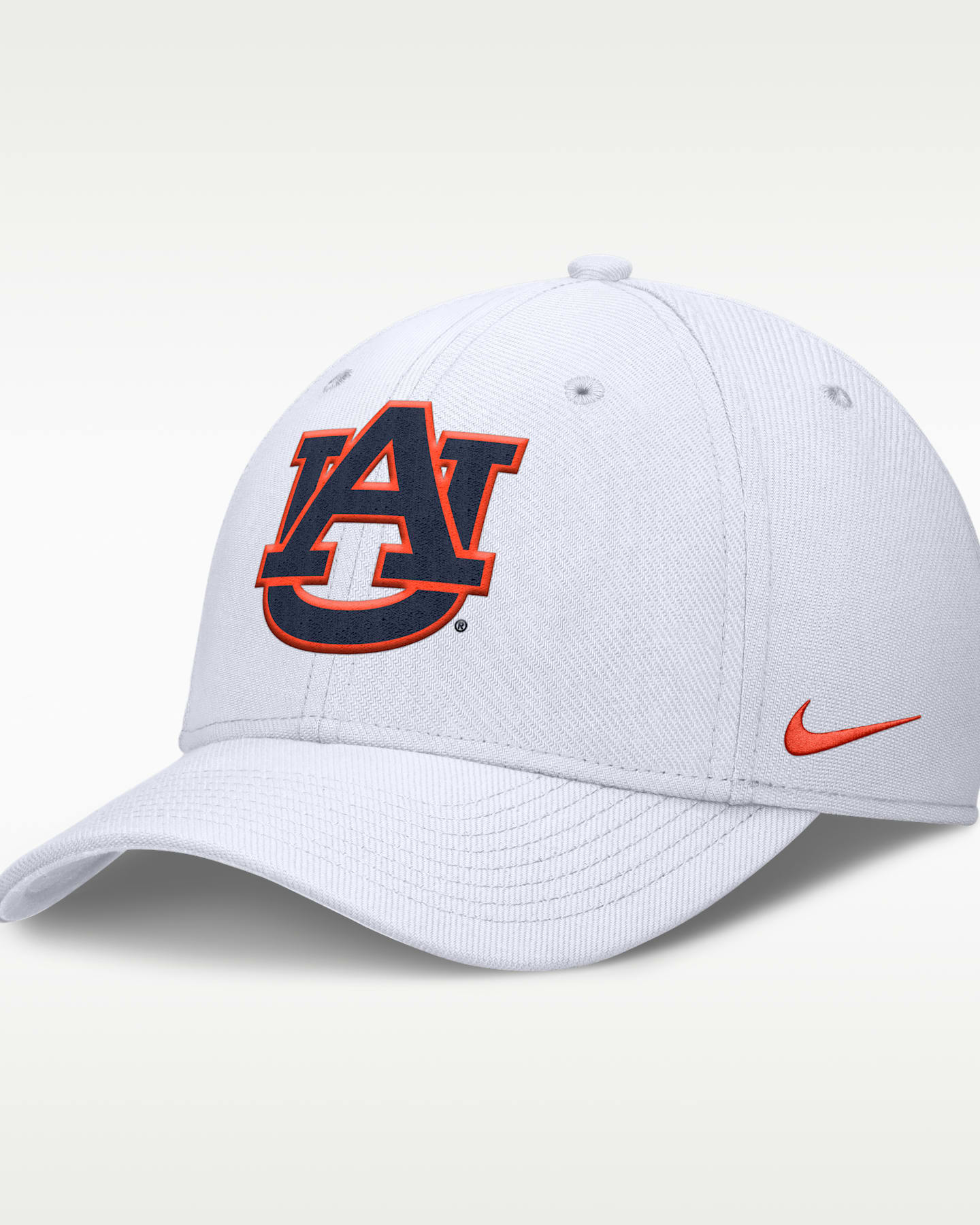 Мужская бейсболка Nike Auburn Classic Dri-FIT College, цвет: Белый — фото 3
