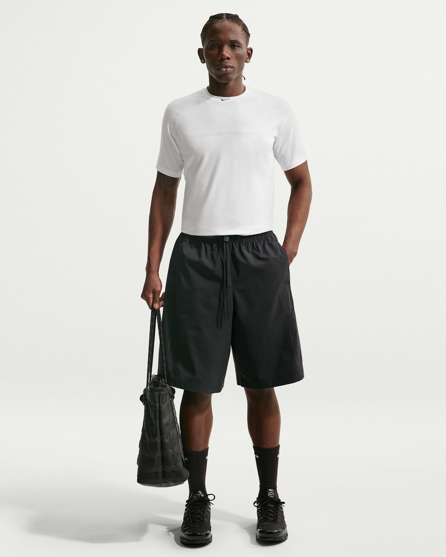 Мужские шорты Nike Tech Helios Dri-FIT, цвет: Чёрный — фото 7