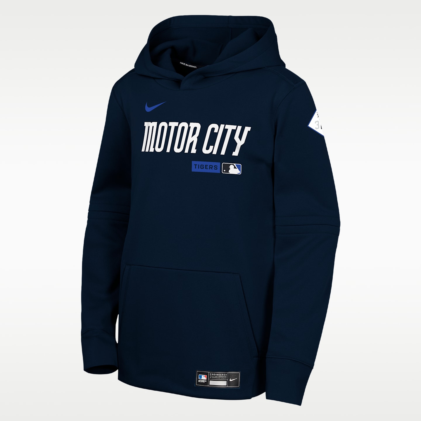 Детские головные уборы Nike Detroit Tigers Therma-FIT Hood, цвет: Кобальтовый — фото 1