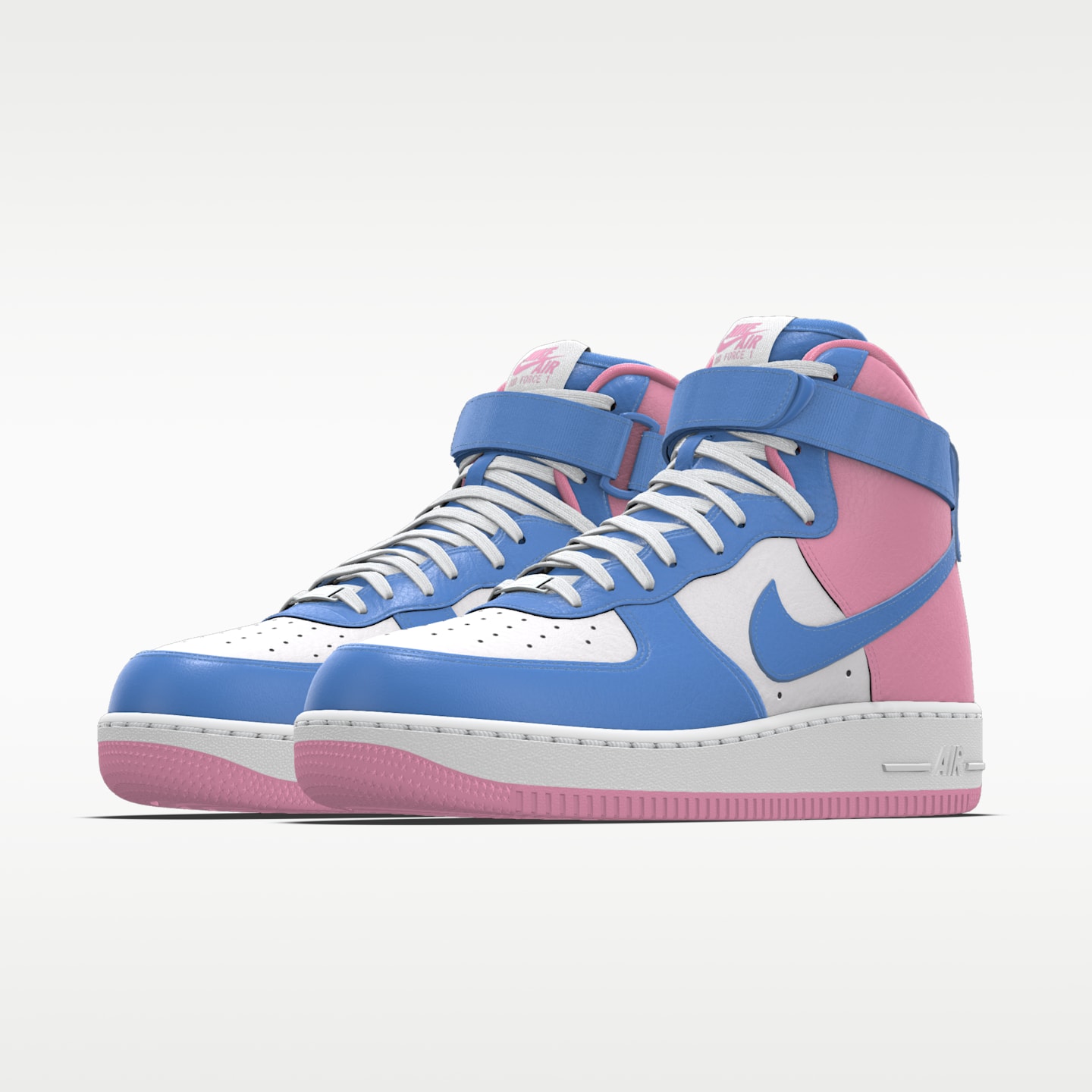 Женские кроссовки Nike Air Force 1 High By You Custom, цвет: Разноцветный — фото 2