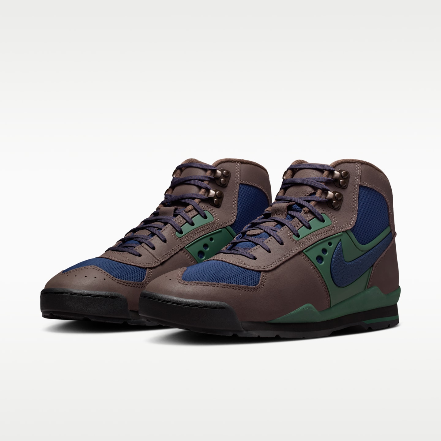 Мужские кроссовки Nike Air Baltoro SP, цвет: Коричневый / Тёмно-синий — фото 5