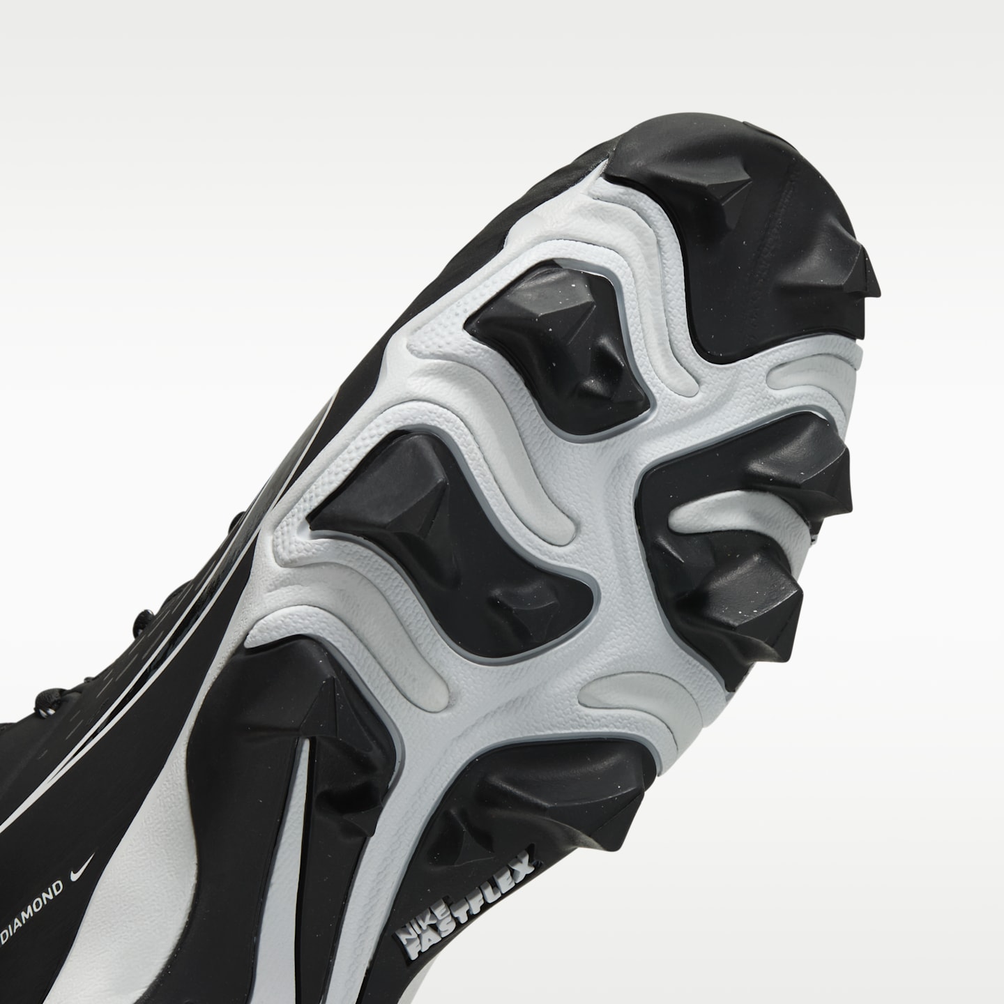 Женские бутсы Nike Hyperdiamond 4 Keystone Softball Cleats, цвет: Чёрный / Чистый платиновый — фото 7