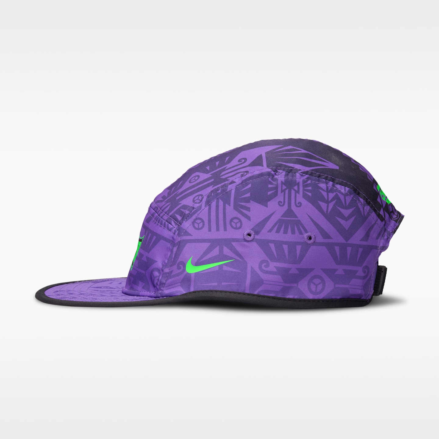 Кепка Nike Fly Unstructured Dri-FIT, цвет: Виноградный / Зелёный — фото 5