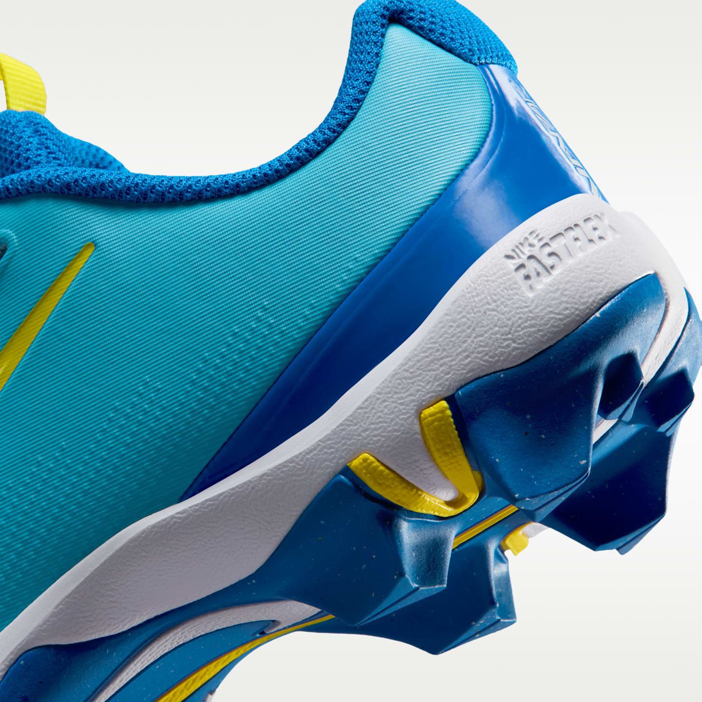 Детские бутсы Nike Vapor Shark 3 "CeeDee Lamb" Football Cleats, цвет: Синий / Жёлтый — фото 9