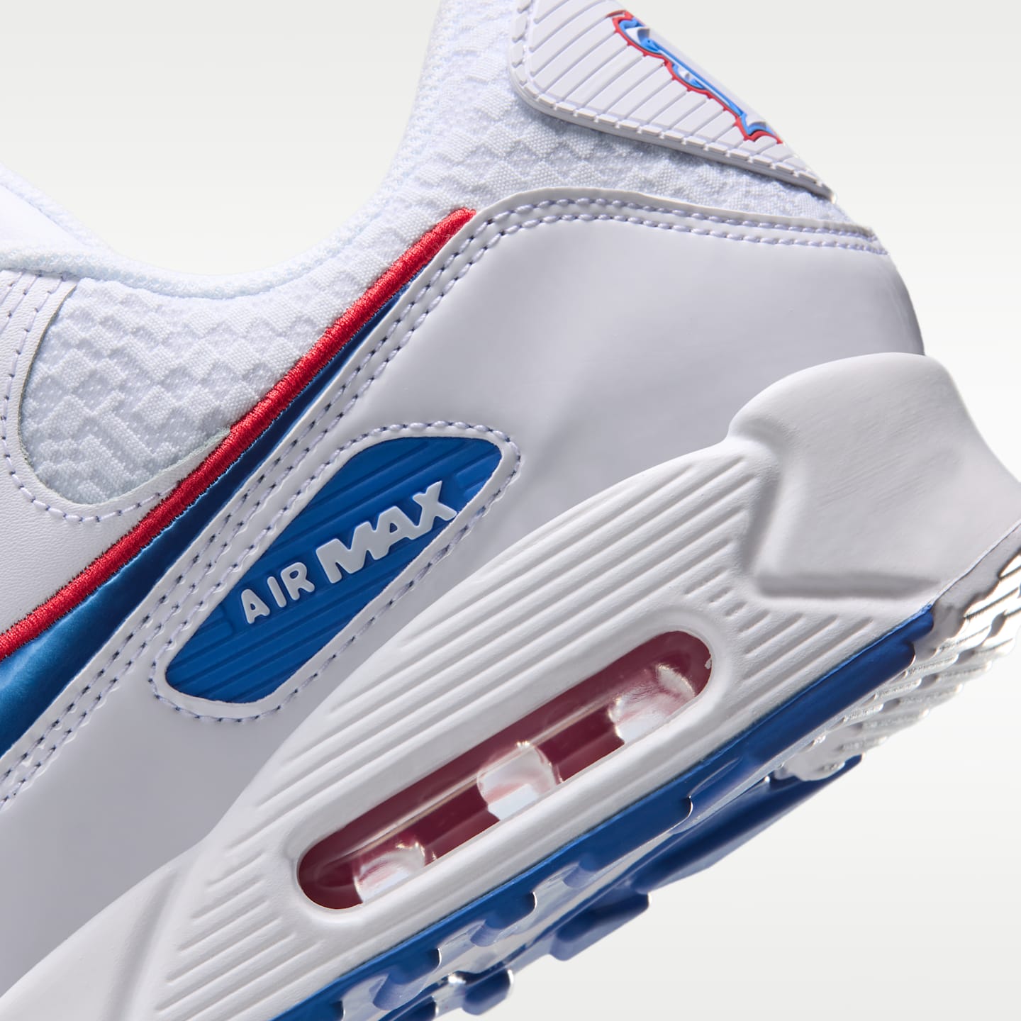 Мужские кроссовки Nike Air Max 90 (Houston Texans) NFL, цвет: Белый / Синий — фото 8