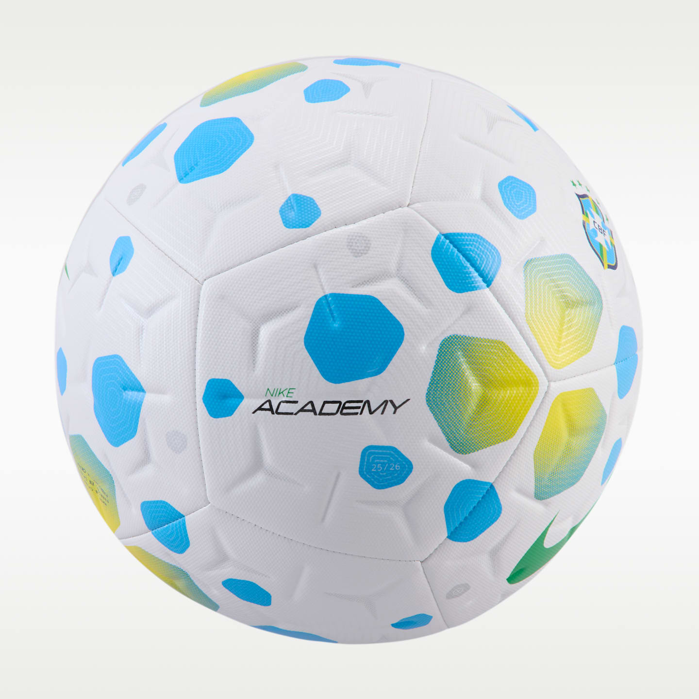 Мяч Brazil Academy Nike Soccer Ball, цвет: Белый / Синий — фото 1