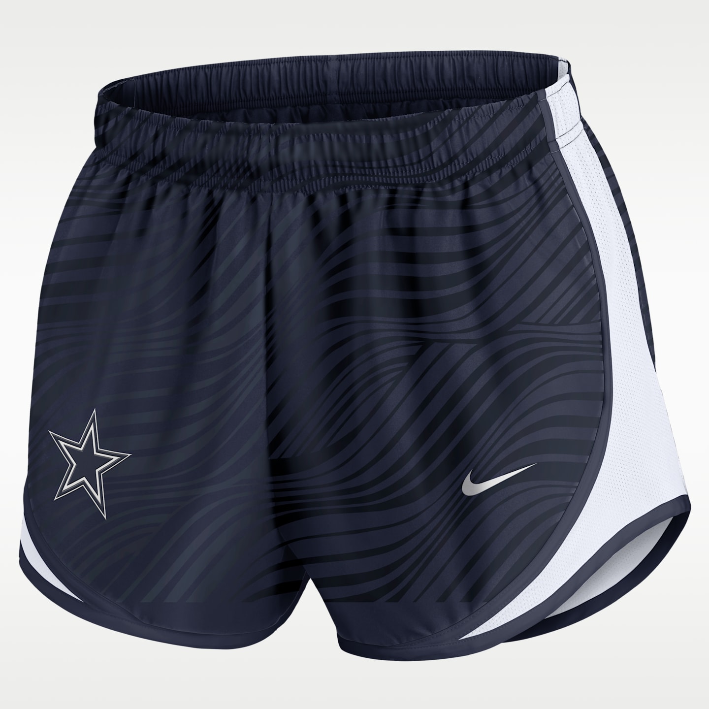 Женские шорты Nike Dallas Cowboys Tempo Dri-FIT NFL, цвет: Тёмно-синий — фото 1