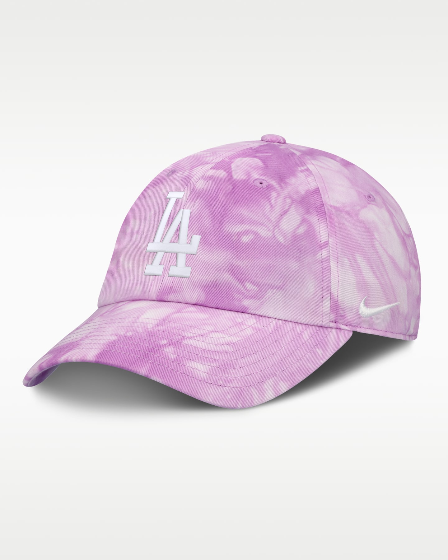 Женская кепка Nike MLB Los Angeles Dodgers Club, цвет: Розовый пенный — фото 3