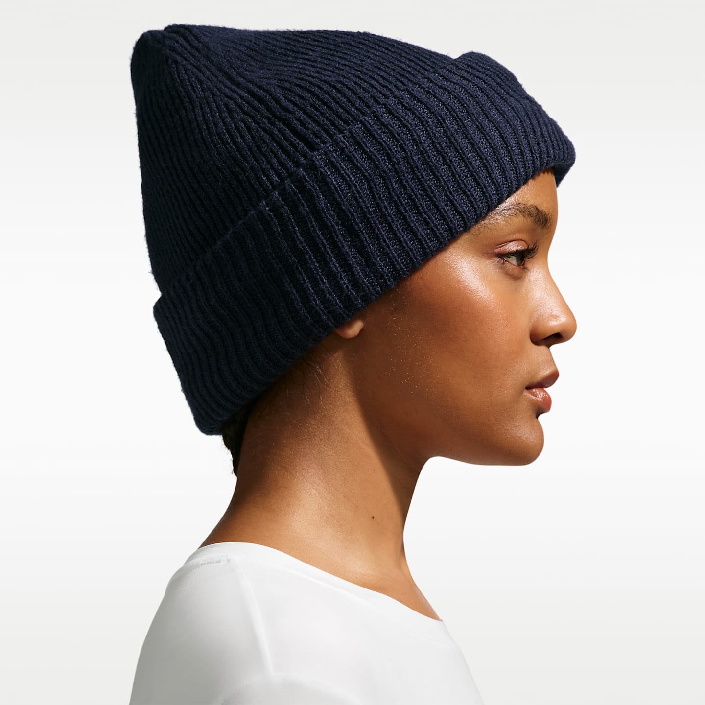 Шапка-бини Nike USA Peak, цвет: Обсидиановый / Снежный белый — фото 4