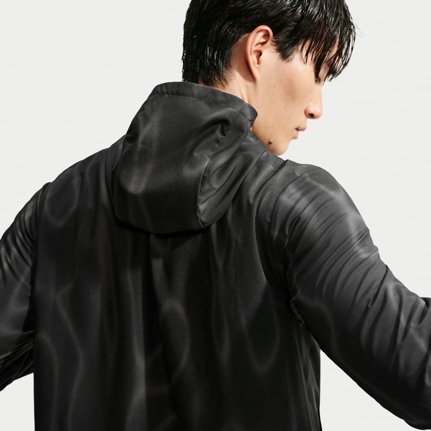 Мужская куртка Nike Form Dri-FIT Versatile Hooded, цвет: Чёрный — фото 2
