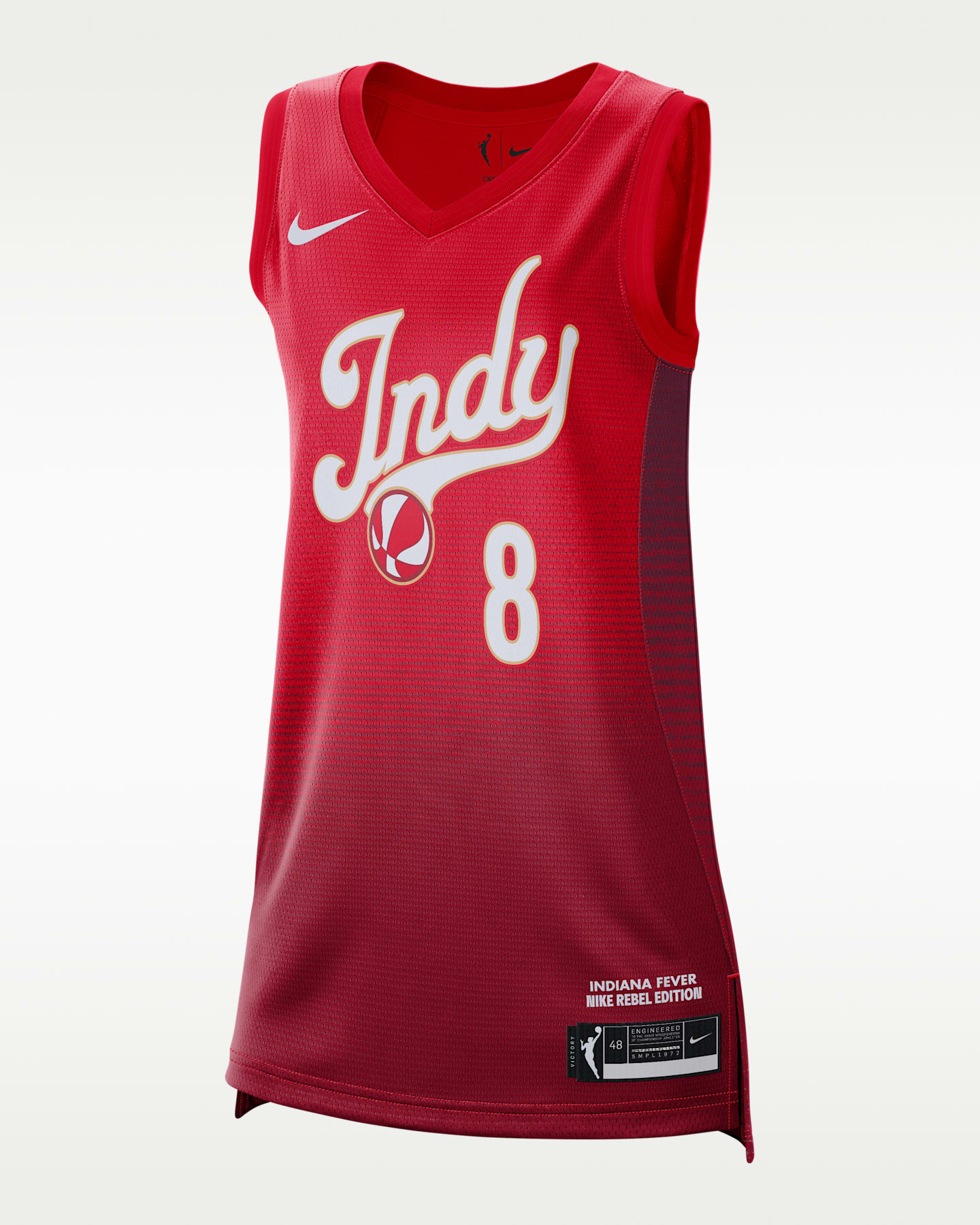 Мужской топ Nike Caitlin Clark Indiana Fever 2026 Rebel Edition Dri-FIT WNBA Rebel Jersey, цвет: Красный — фото 3