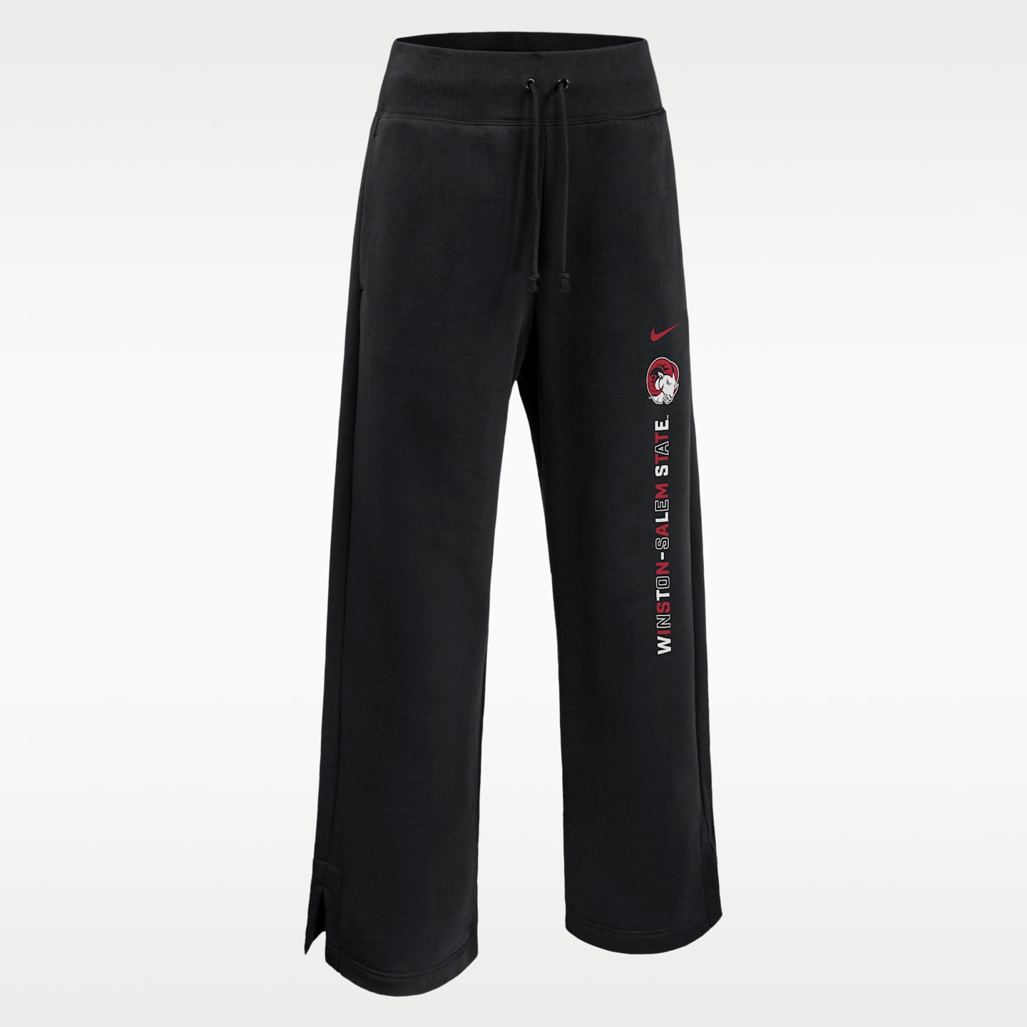 Женские спортивные брюки Nike College Winston-Salem State Phoenix Fleece, цвет: Чёрный — фото 1
