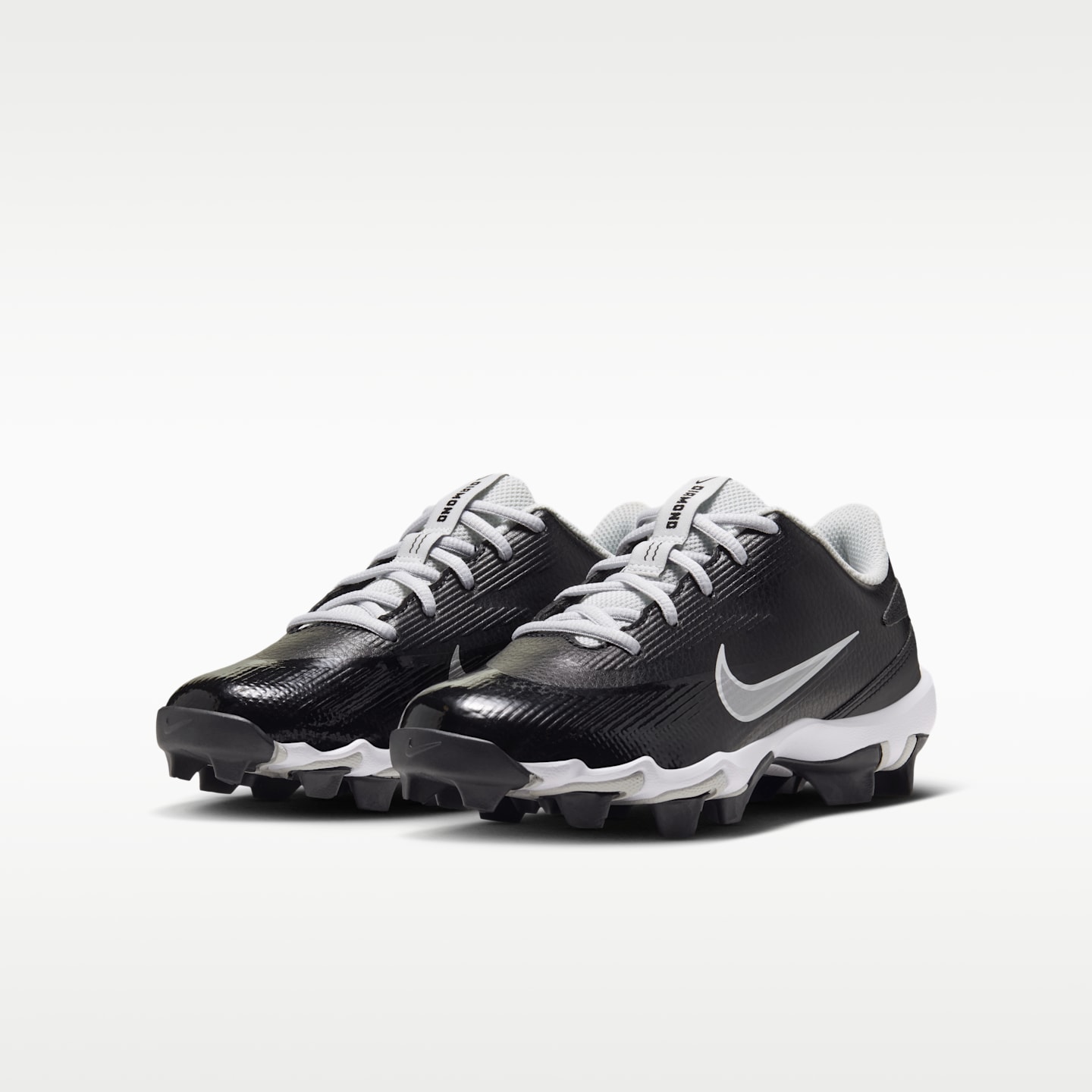 Детские бутсы Nike Diamond Clutch Softball Cleats, цвет: Чёрный / Белый — фото 5