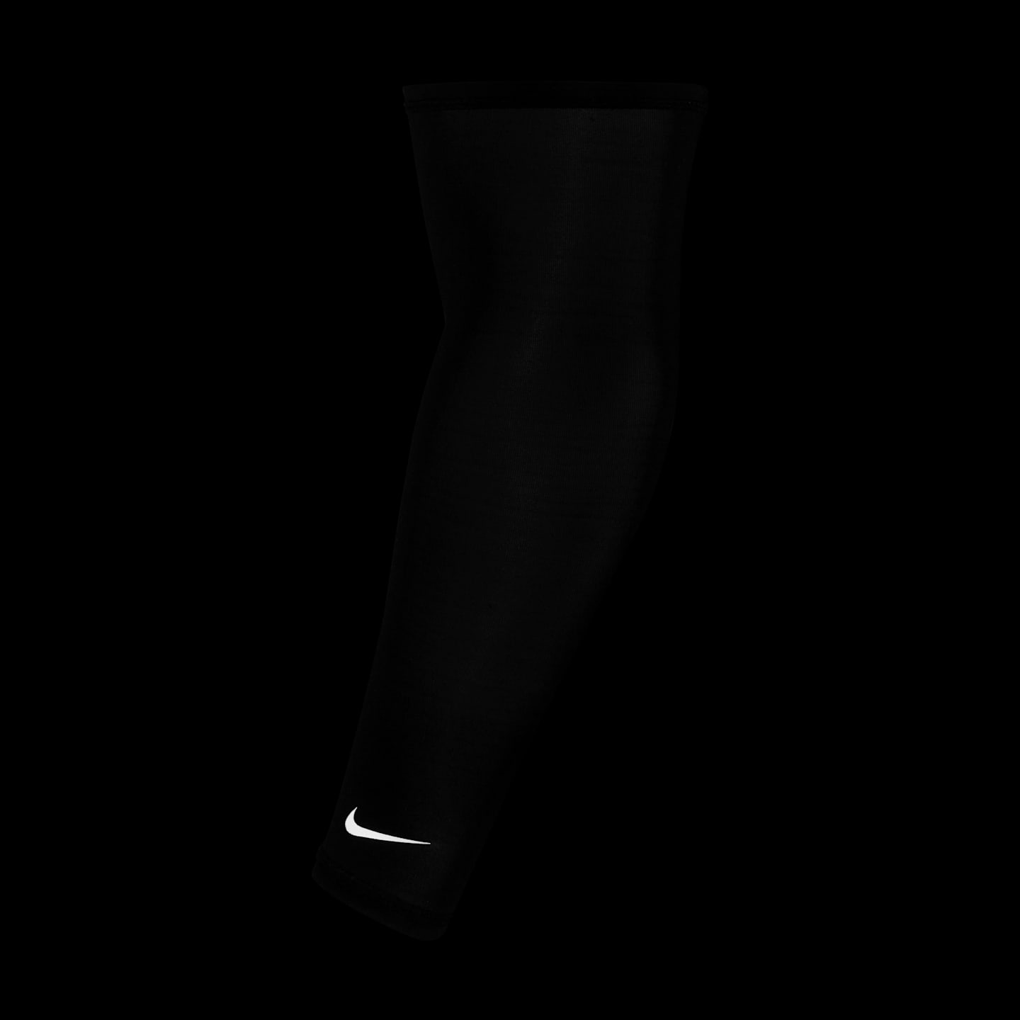 Лёгкие рукава Nike Dri-FIT Lightweight Sleeves 2.0, цвет: Чёрный / Серебряный — фото 2