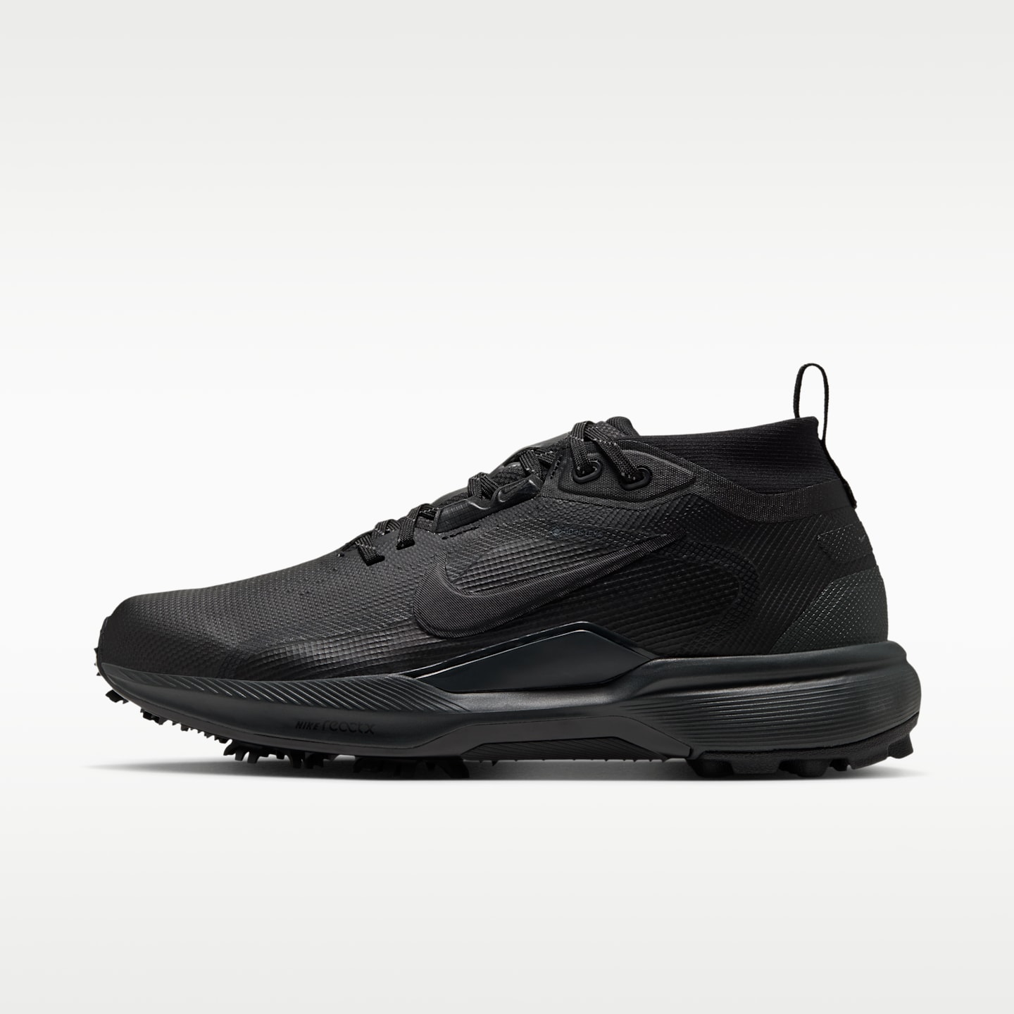 Мужские кроссовки Nike Pegasus 1 G GORE-TEX Waterproof Golf Shoes, цвет: Чёрный / Серый