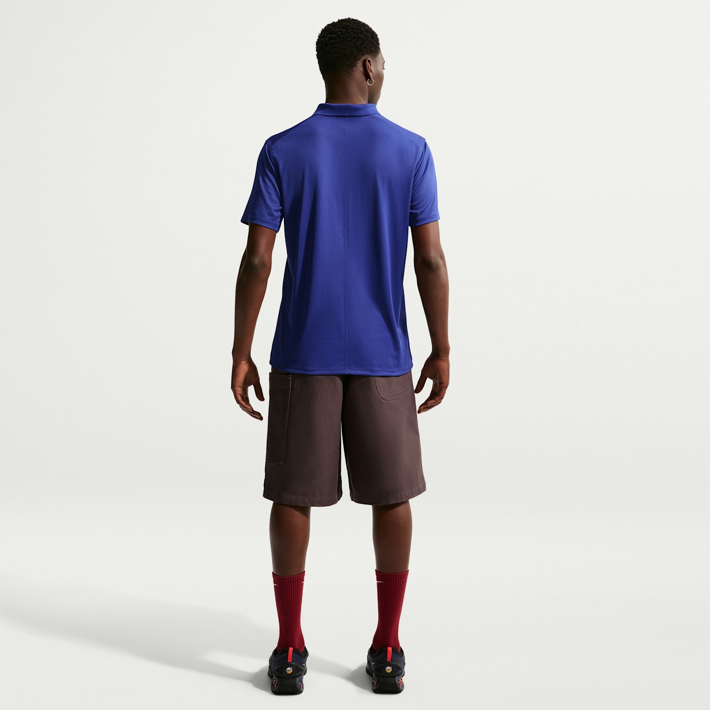 Мужские поло Usmnt Victory Nike Dri-FIT Soccer Polo, цвет: Королевский синий / Красный — фото 5