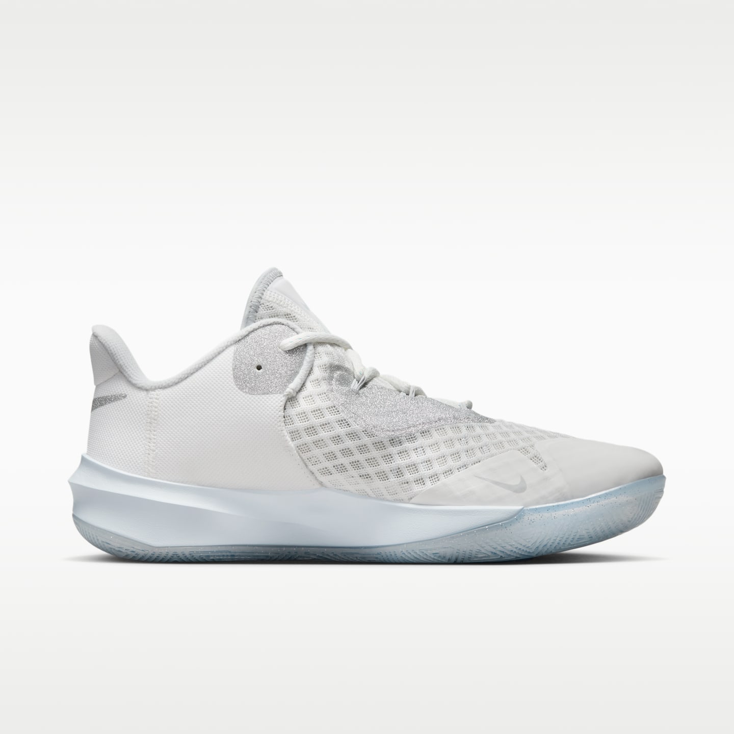 Волейбольные кроссовки Nike Zoom Hyperspeed Court SE, цвет: Снежный белый / Платиновый — фото 3
